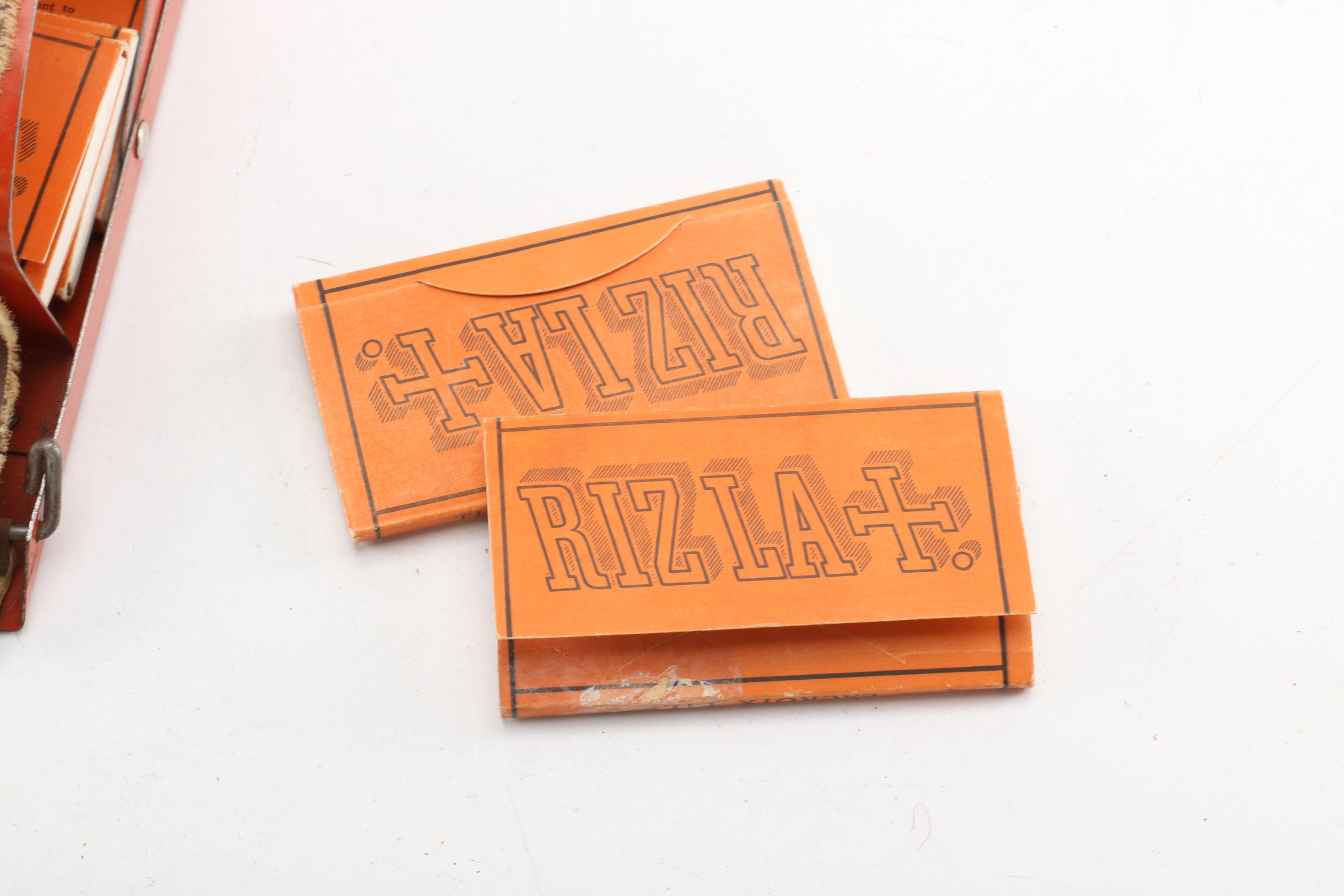 Brown and Willis Cigarette Roller and Rizla Rolling Papers