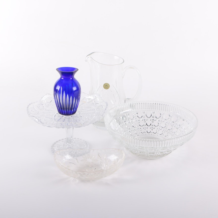 Collection of Crystal and Glass Tableware