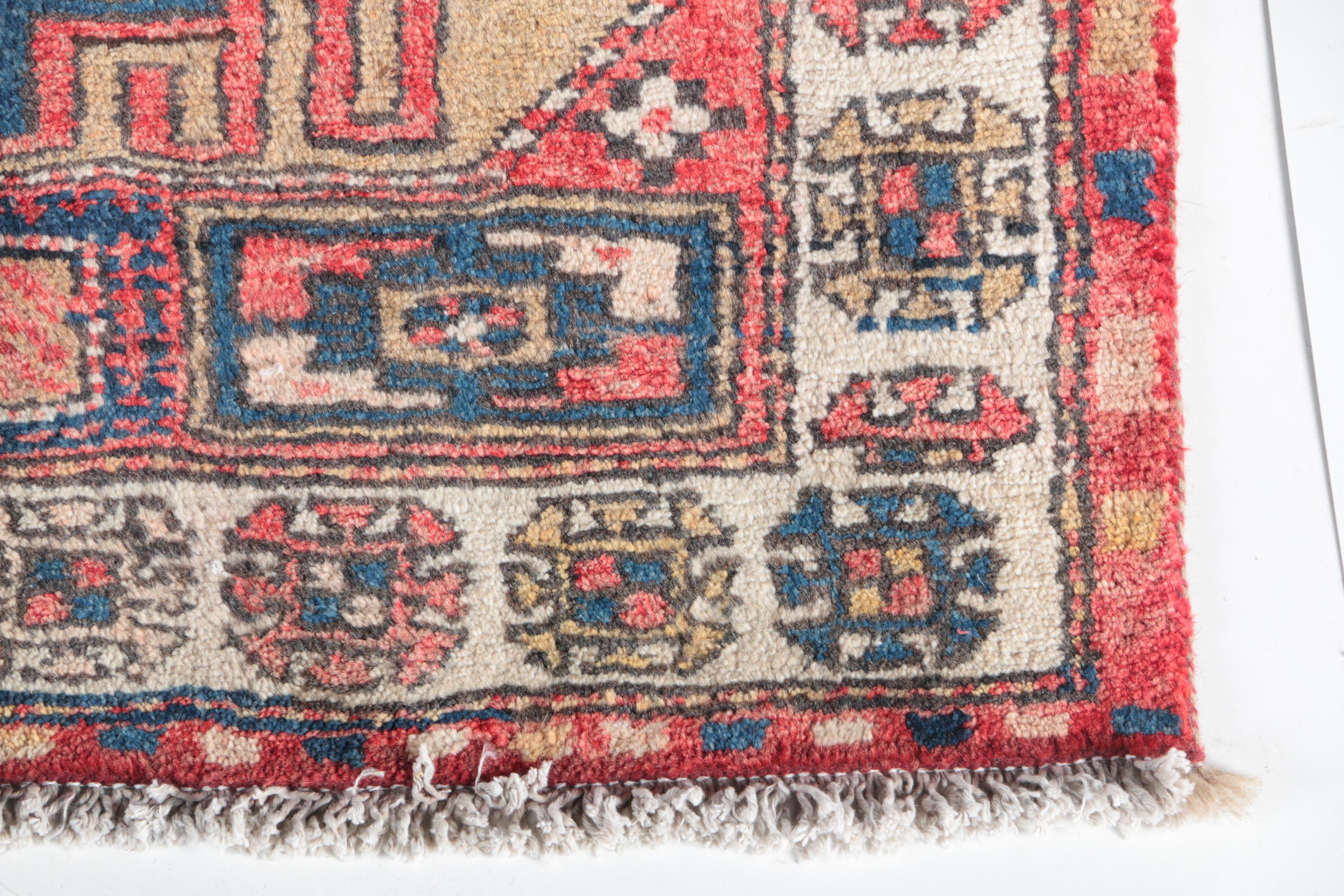 Hand-Knotted Caucasian Carpet Runner