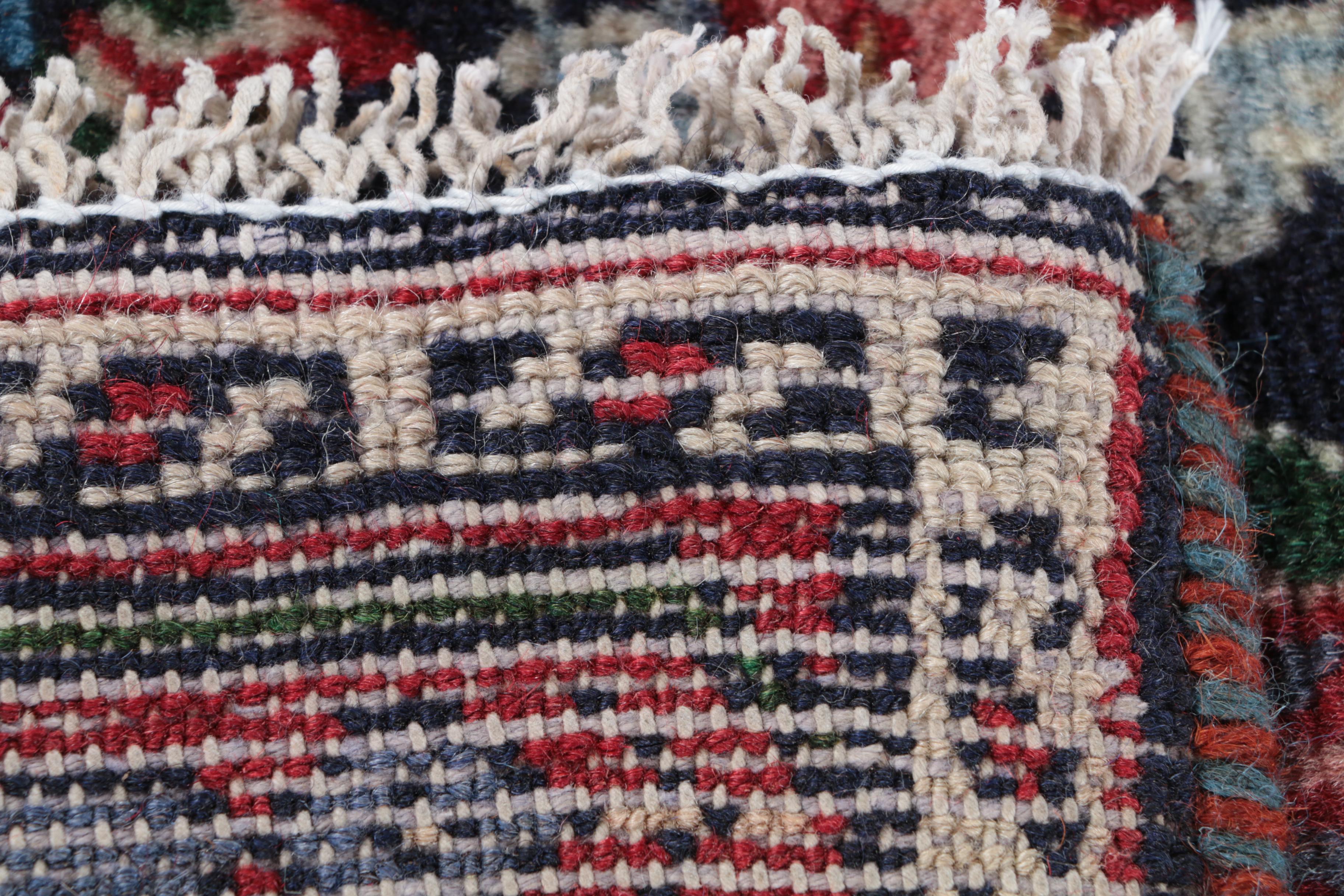 Hand-Knotted Persian Moud Wool Palace Size Runner