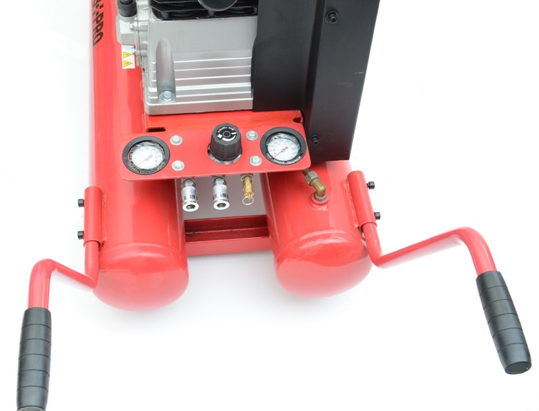 3 PRO 8 Gallon Oil Lubricated Wheelbarrow Compressor