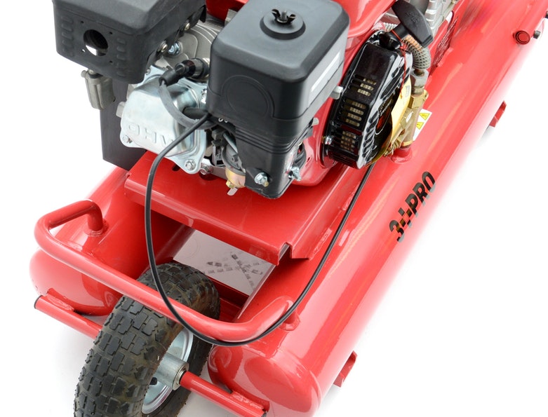 3 PRO 8 Gallon Oil Lubricated Wheelbarrow Compressor
