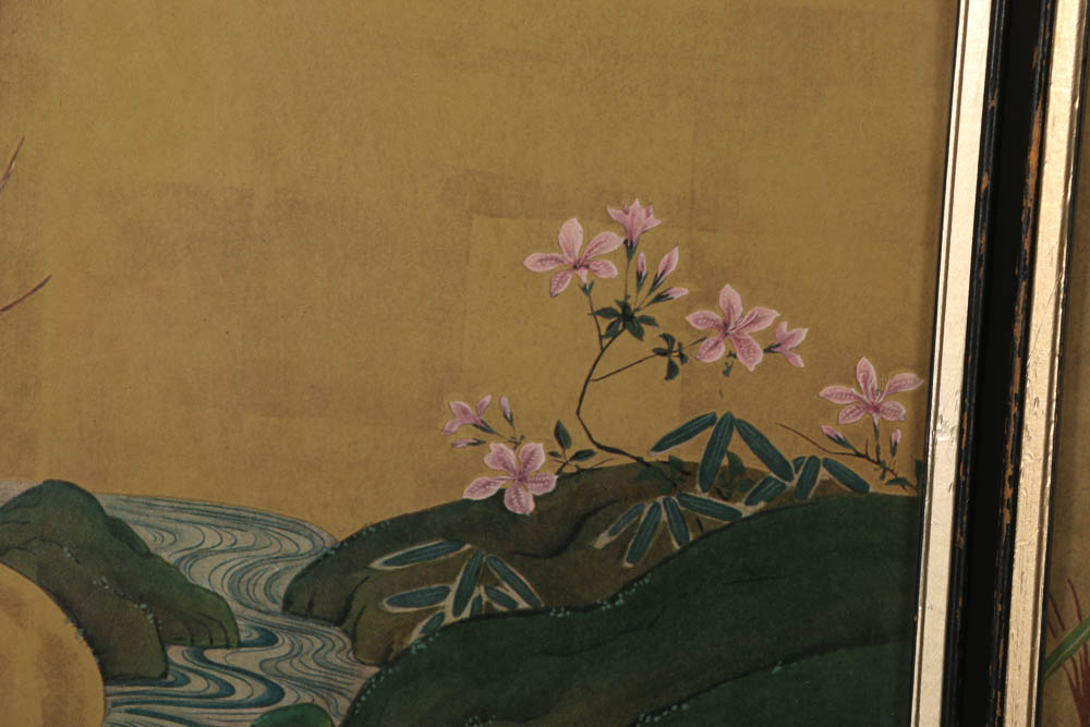 Pair of Offset Lithographs after a Japanese Folding Screen