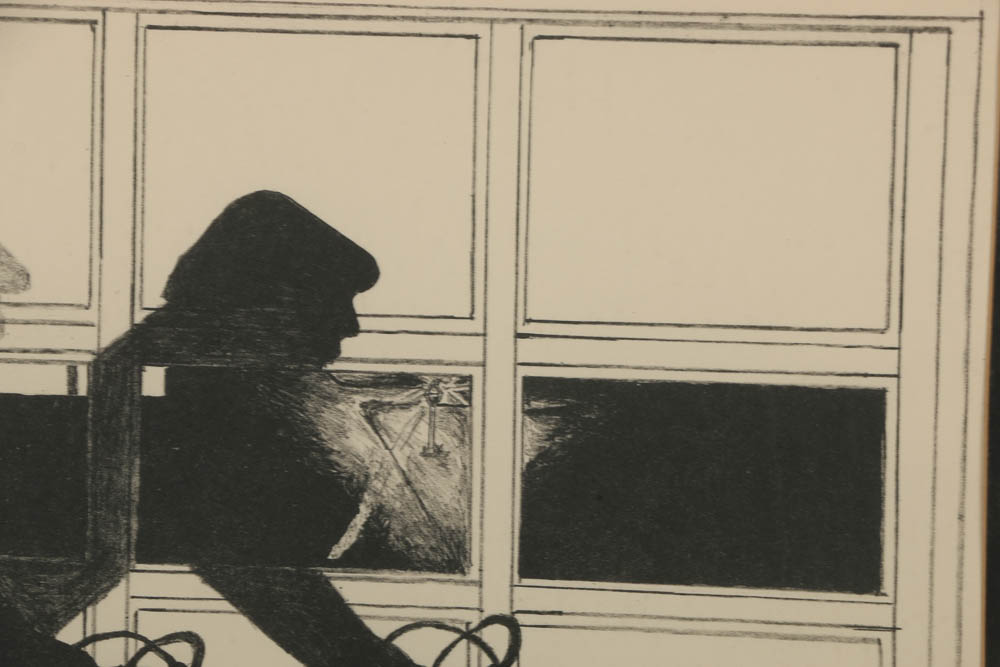 Todd Krebs Lithograph "Bi-Cycle"