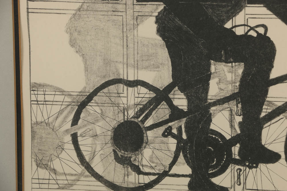 Todd Krebs Lithograph "Bi-Cycle"