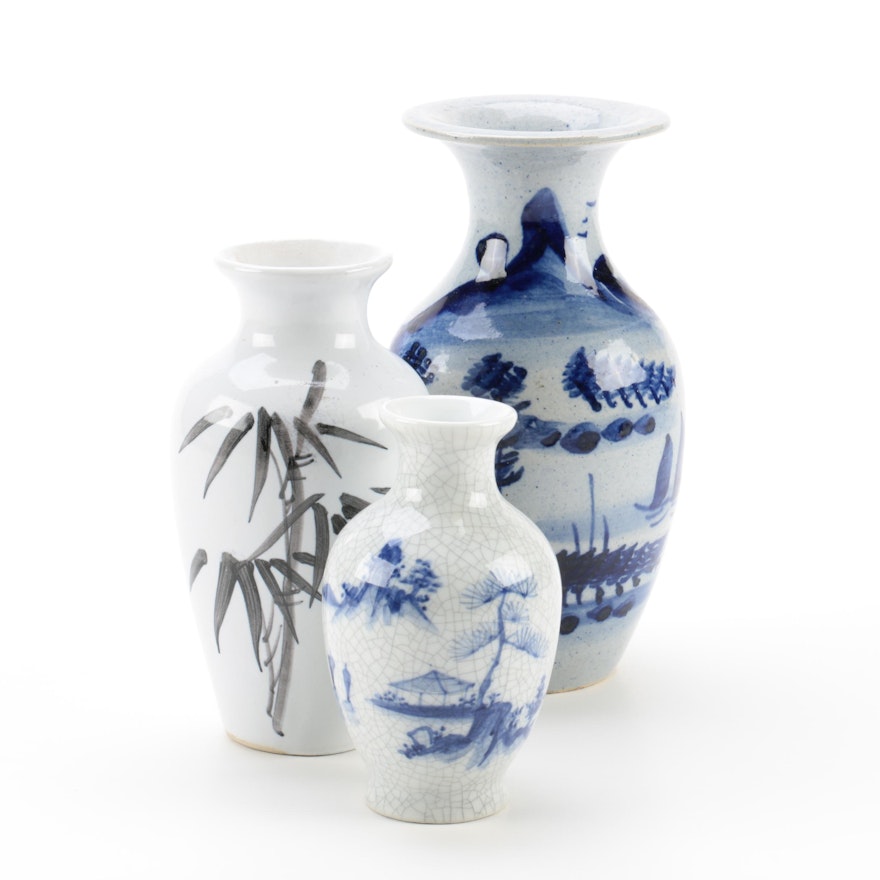 East Asian Porcelain Vases