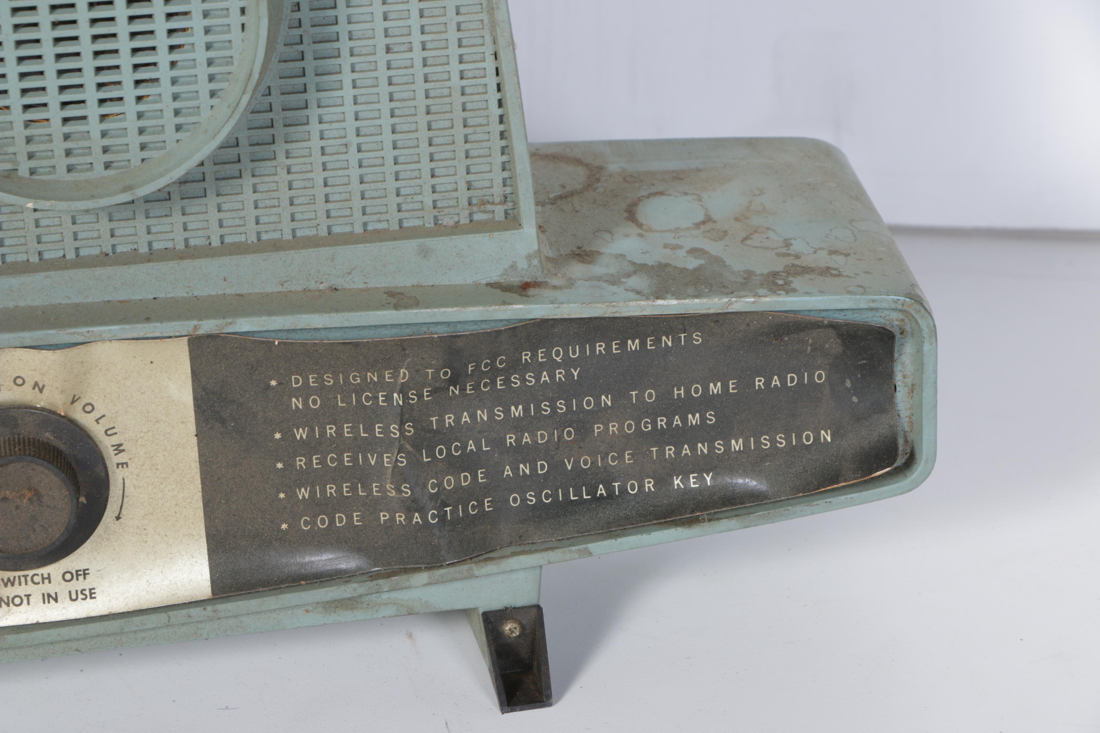 Vintage Remco Caravelle Radio Receiver and Transmitter