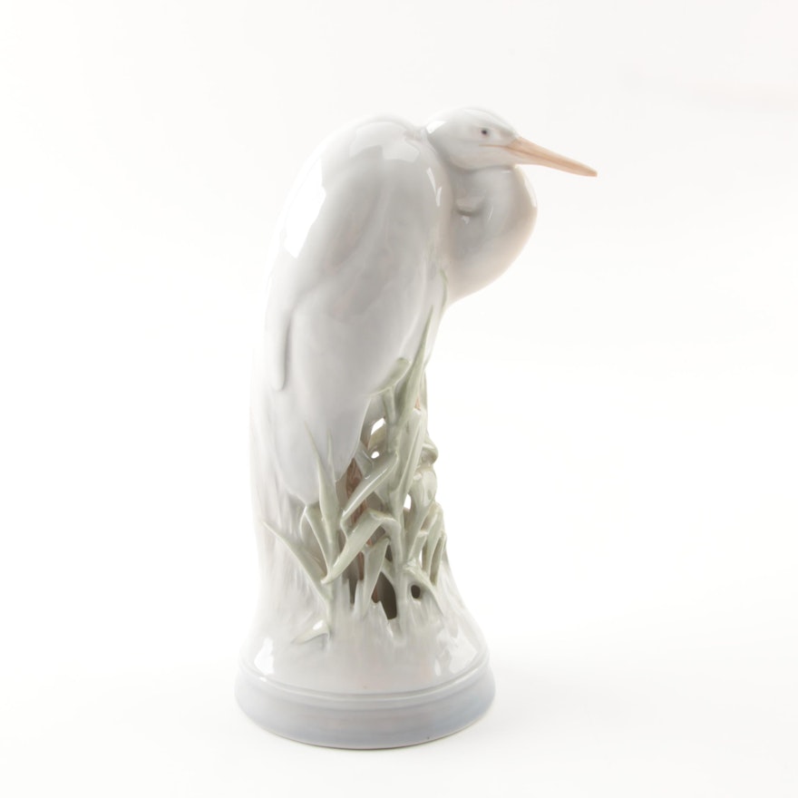 Royal Copenhagen Porcelain Figurine of Crane