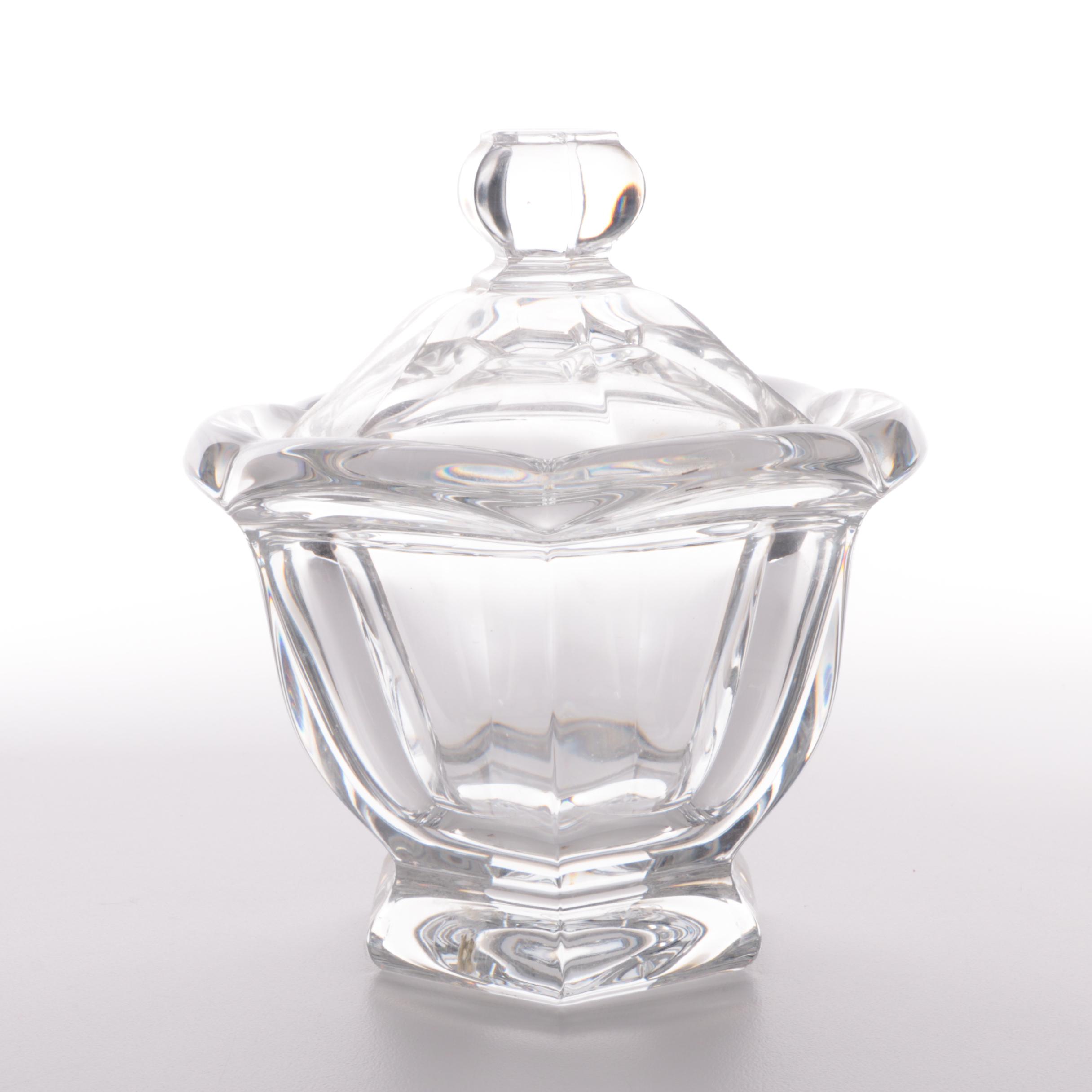 Baccarat Crystal "Missouri" Lidded Candy Dish