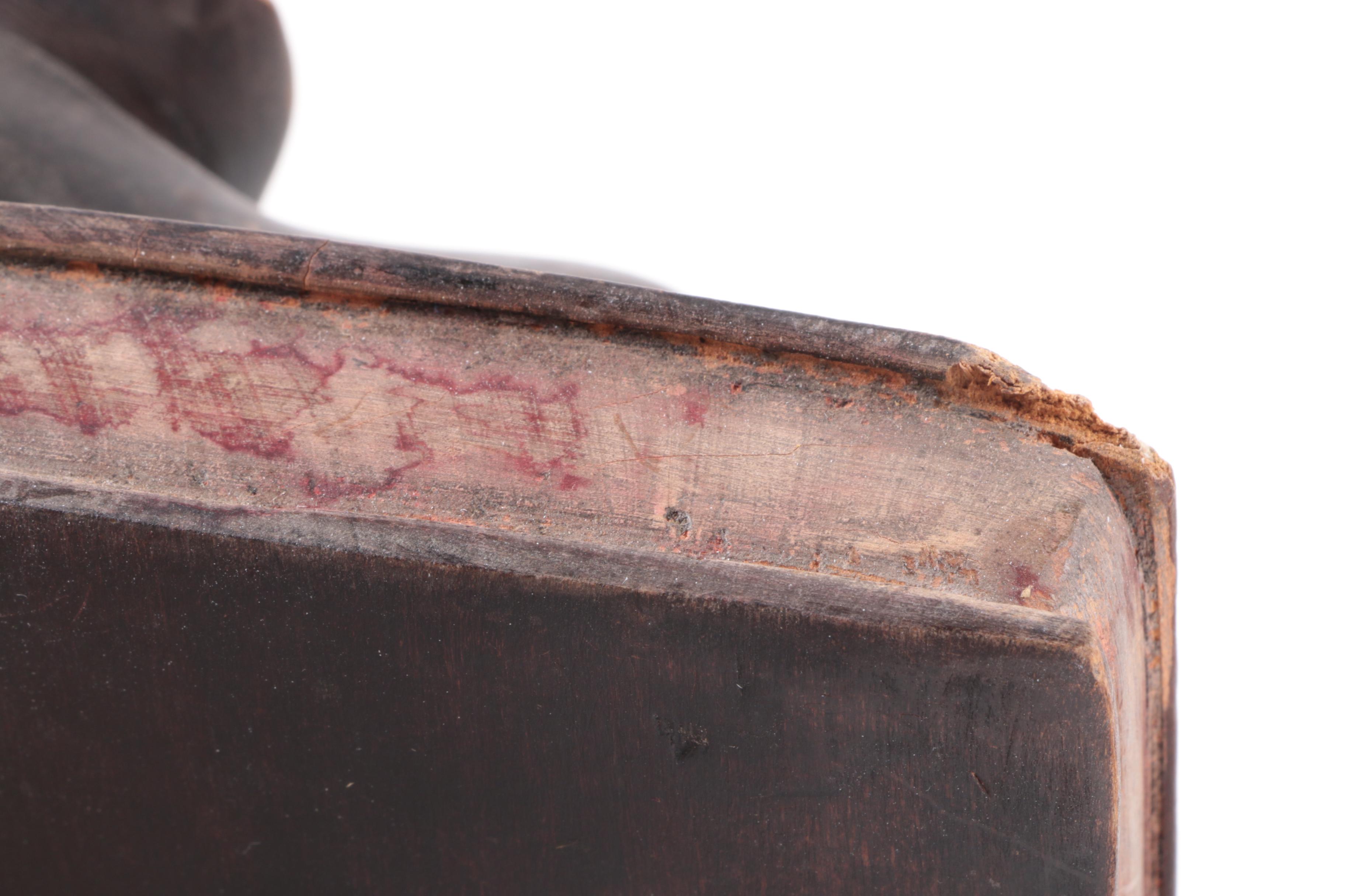 Vintage Carved Wooden Elephant Bookends