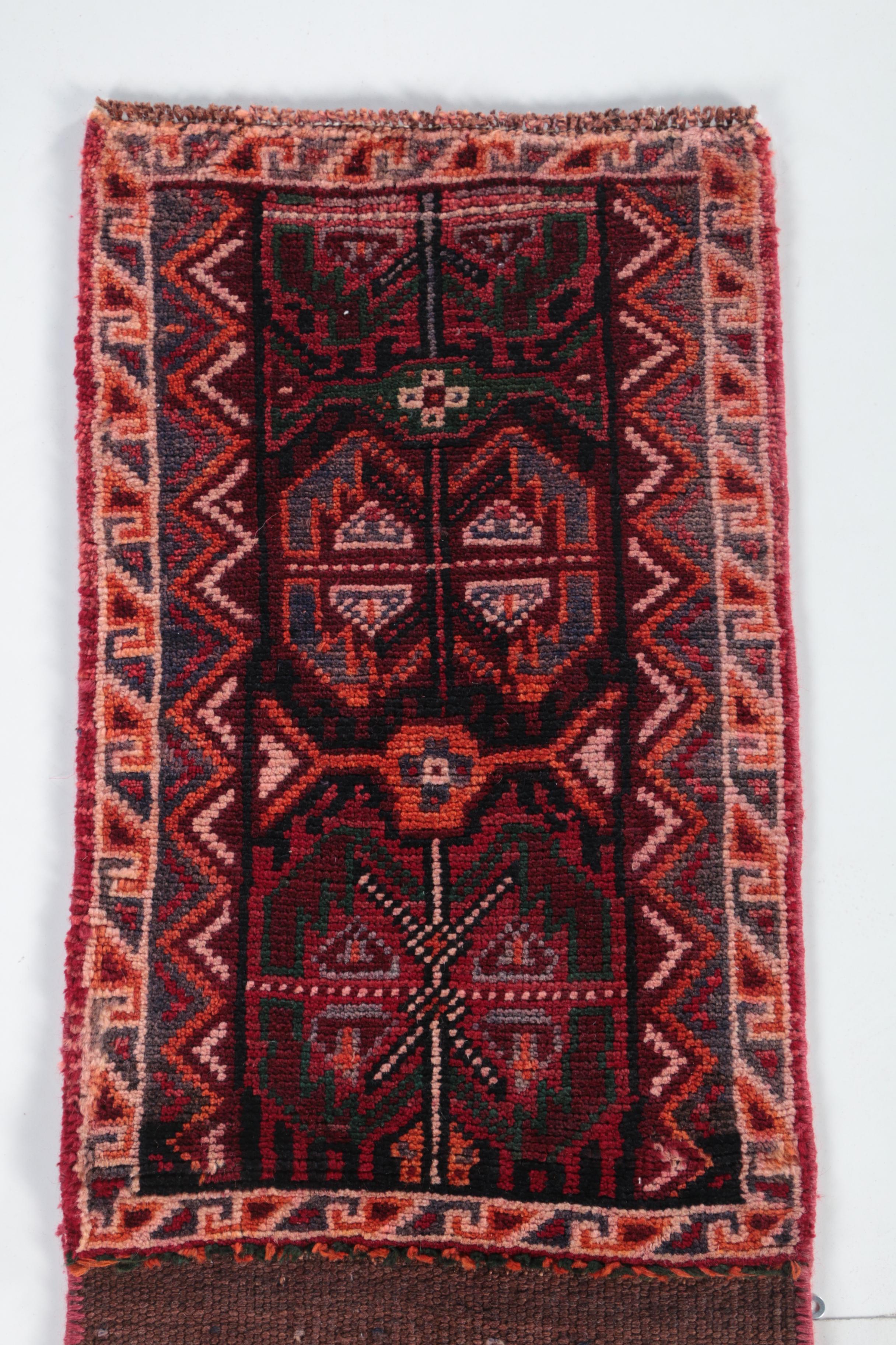 Vintage Central Asian Tribal Nomadic Storage Bag/Long Rug
