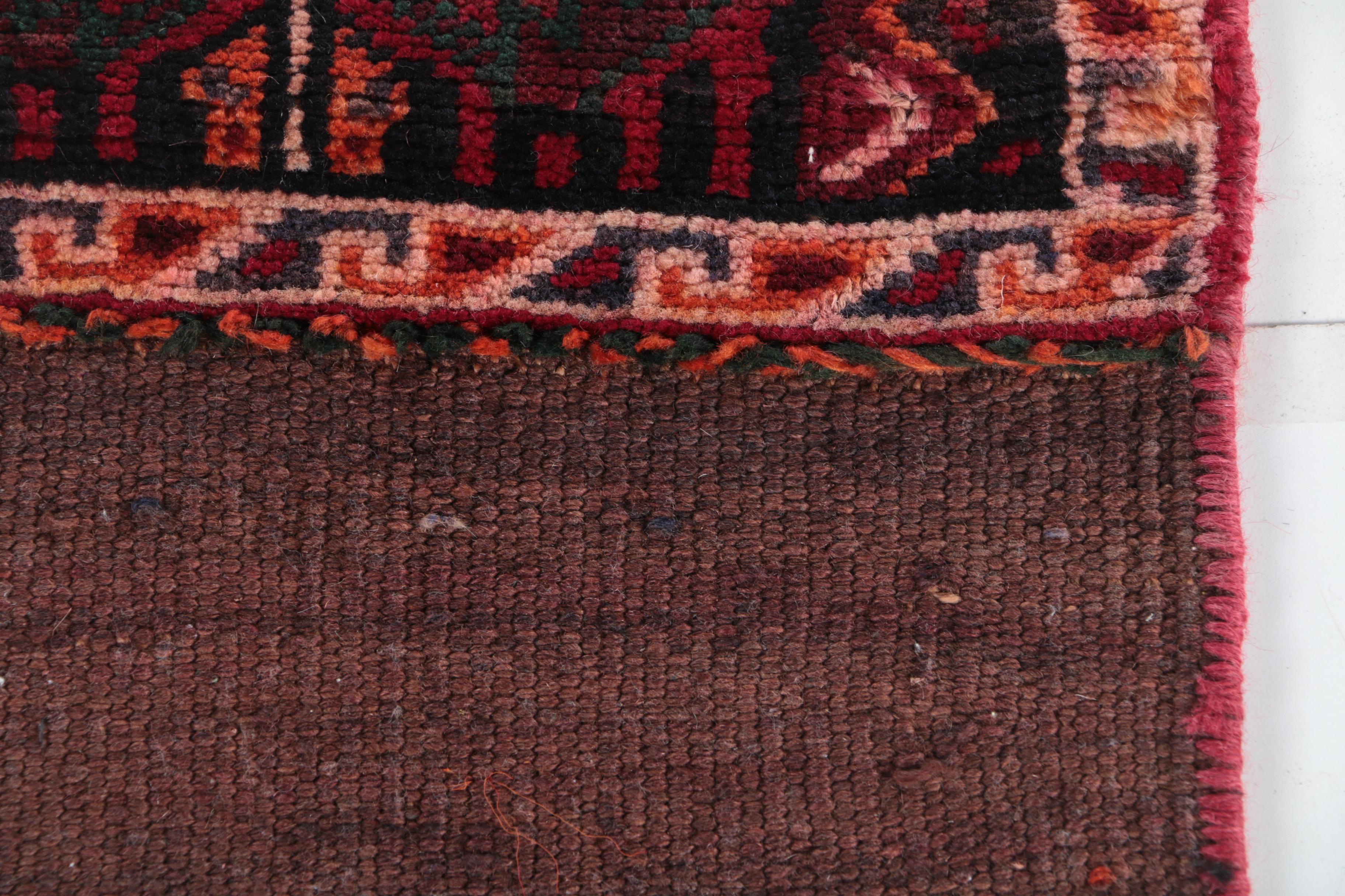 Vintage Central Asian Tribal Nomadic Storage Bag/Long Rug