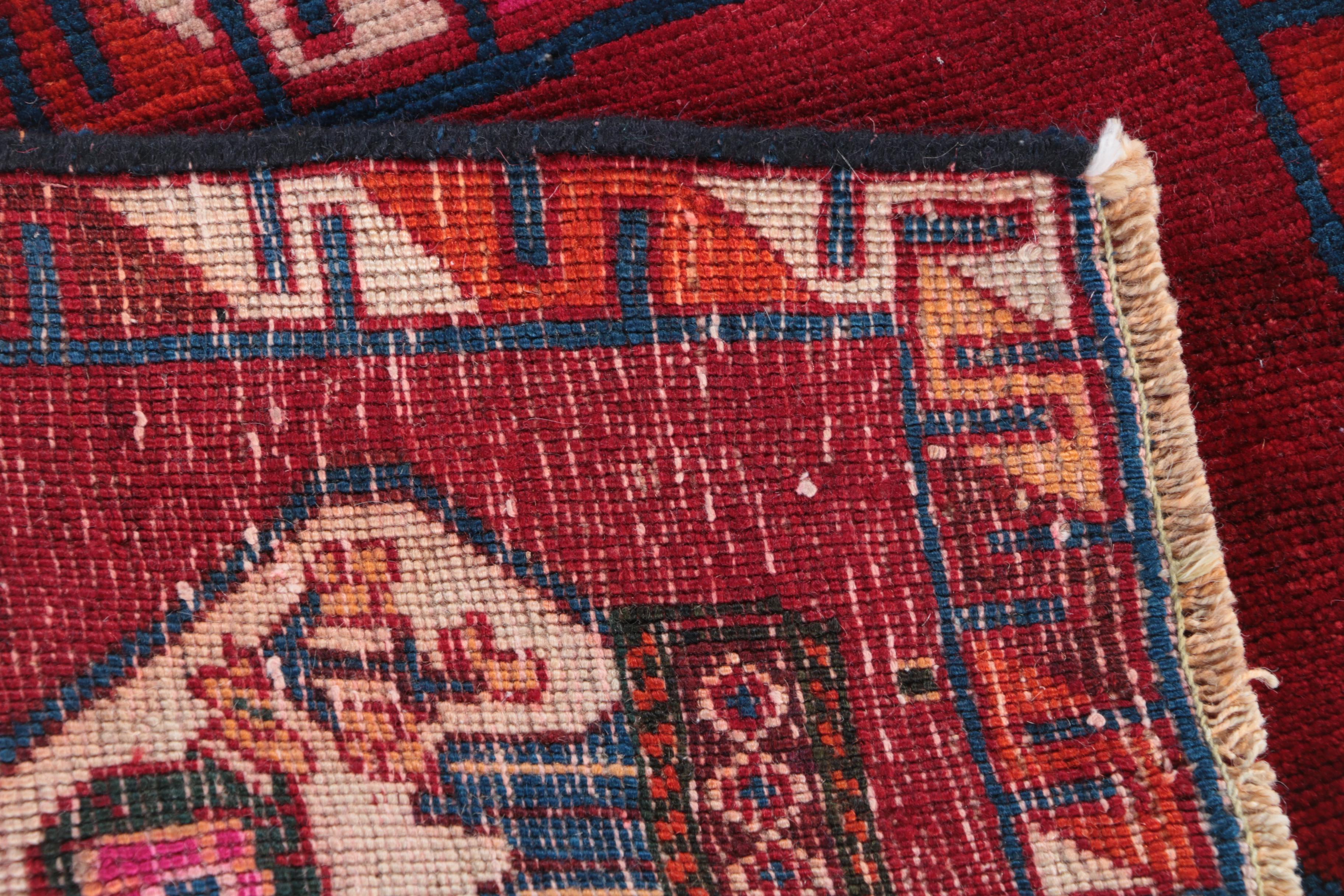 Hand-Knotted Central Asian Accent Rug