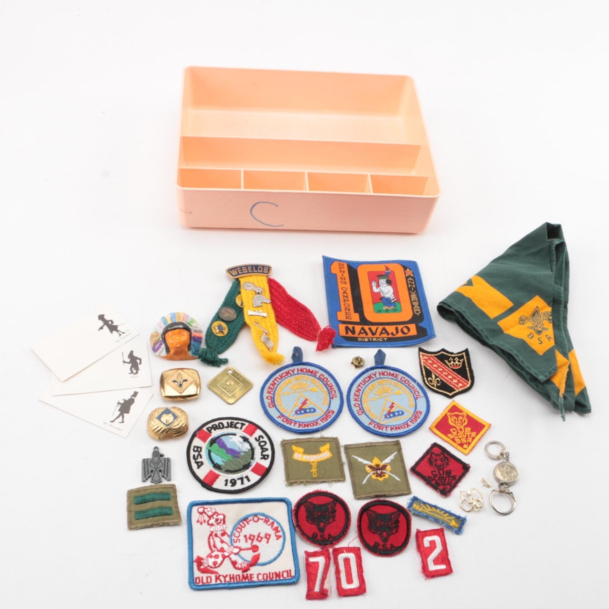 Vintage Cub Scout and Boy Scout Patches, Pins, and Memorabilia