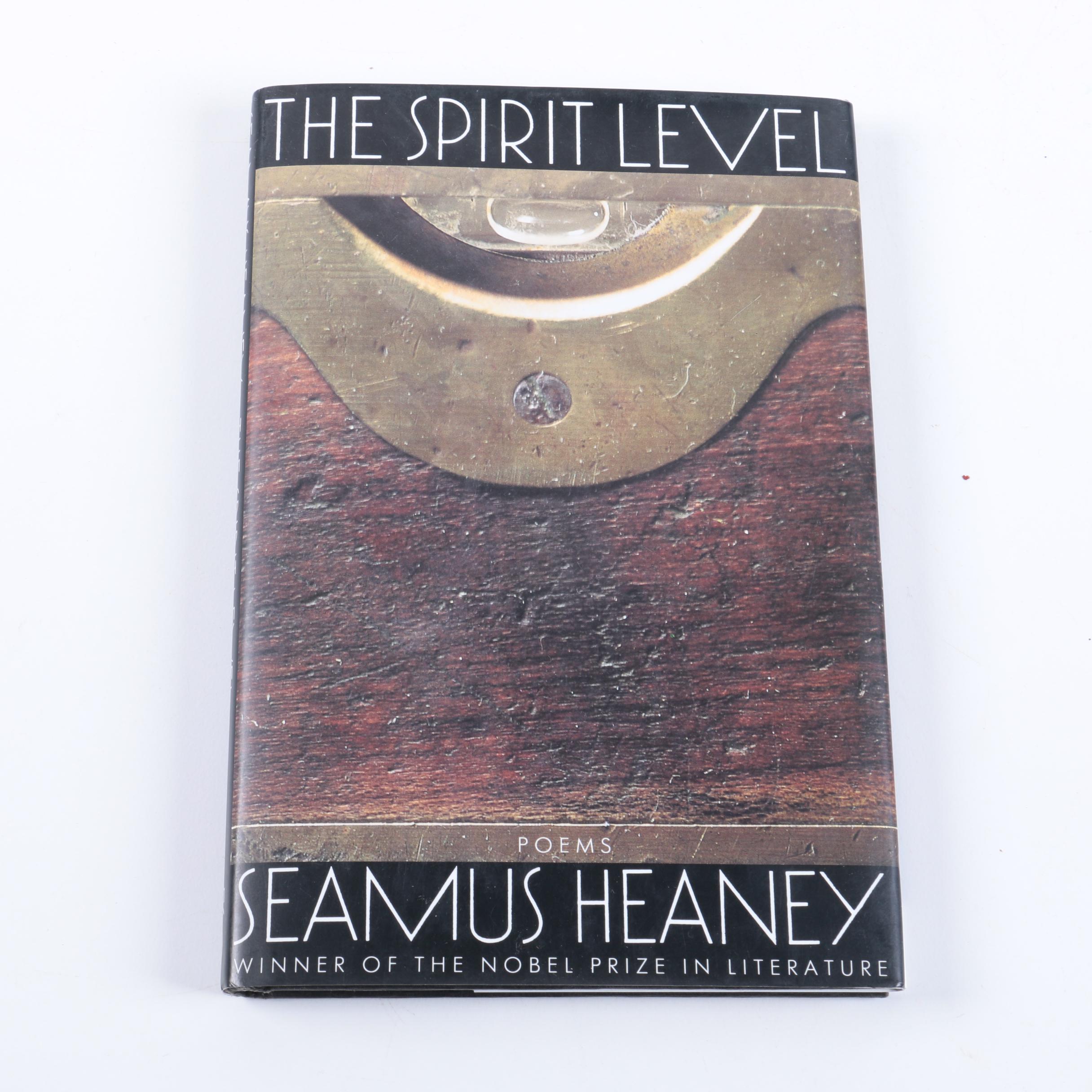 1996 Signed "The Spirit Level" by Seamus Heaney