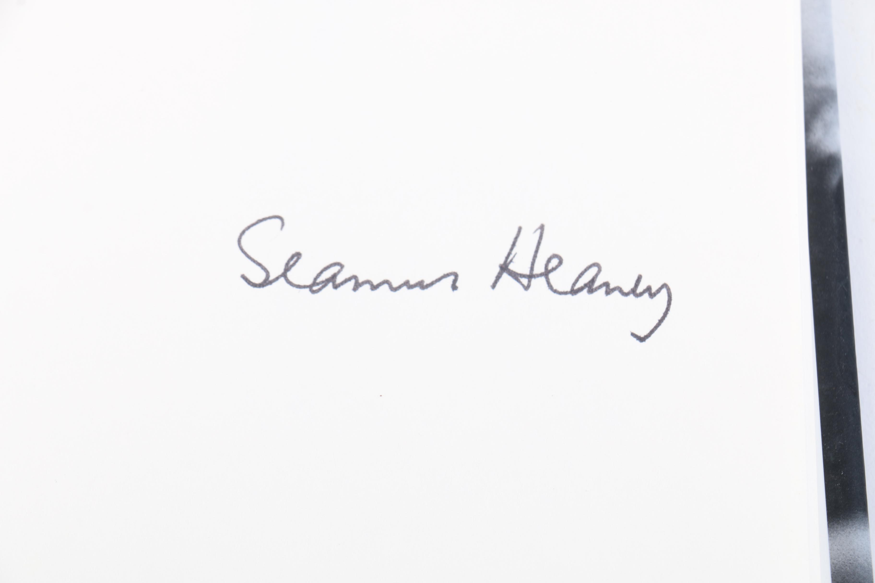 1996 Signed "The Spirit Level" by Seamus Heaney