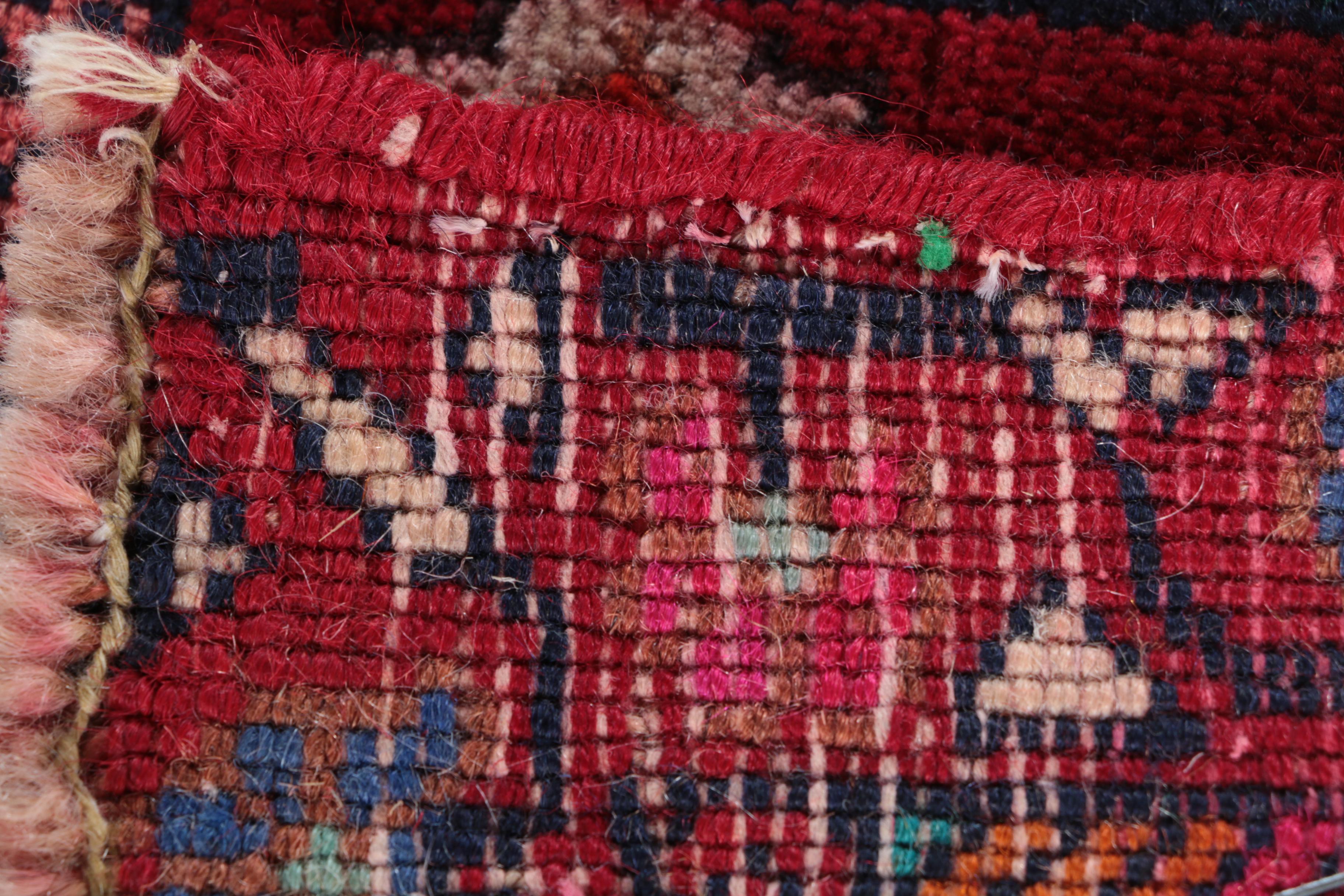 Hand-Knotted Caucasian Tribal Mini-Rug