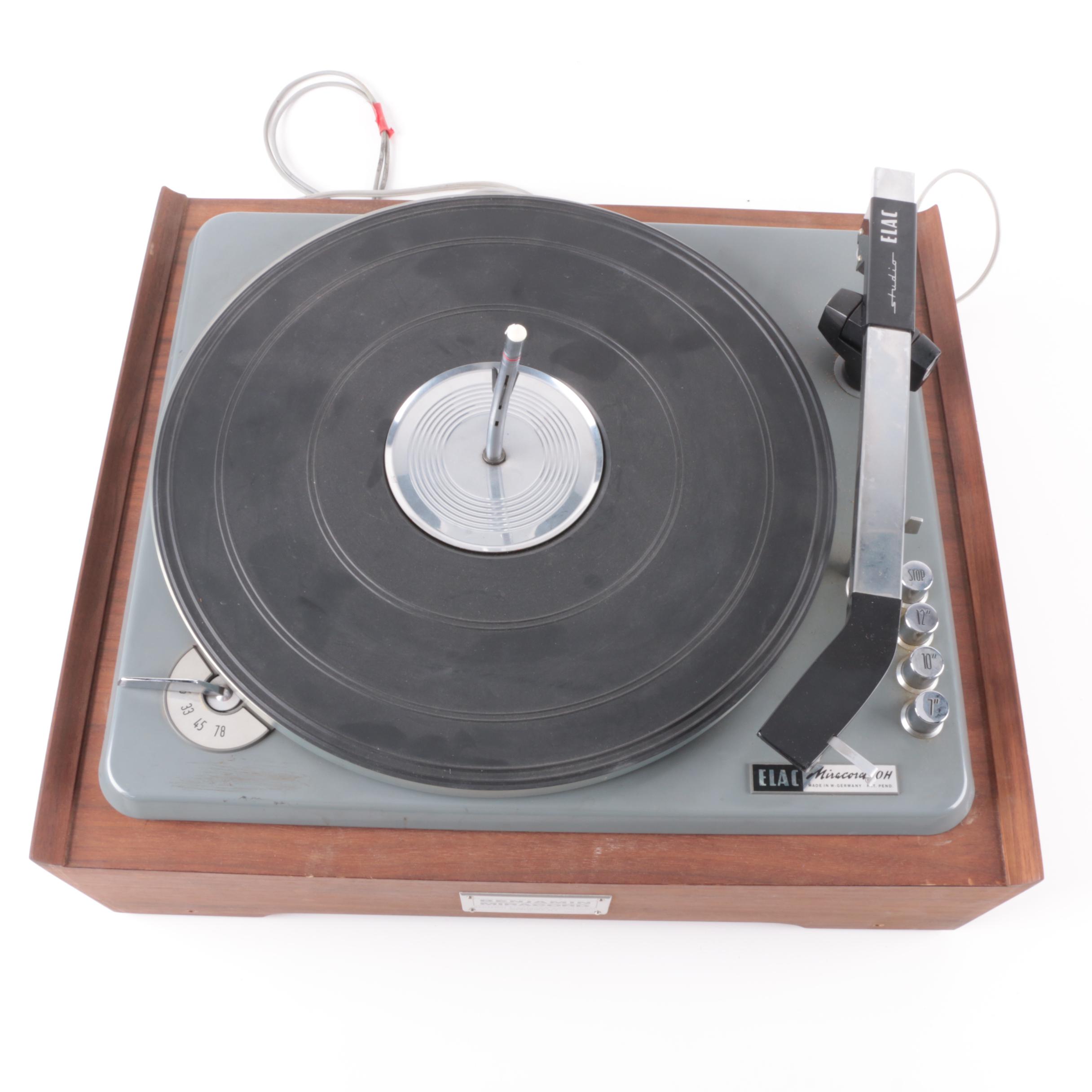 Vintage Benjamin ELAC Miracord 10H Turntable
