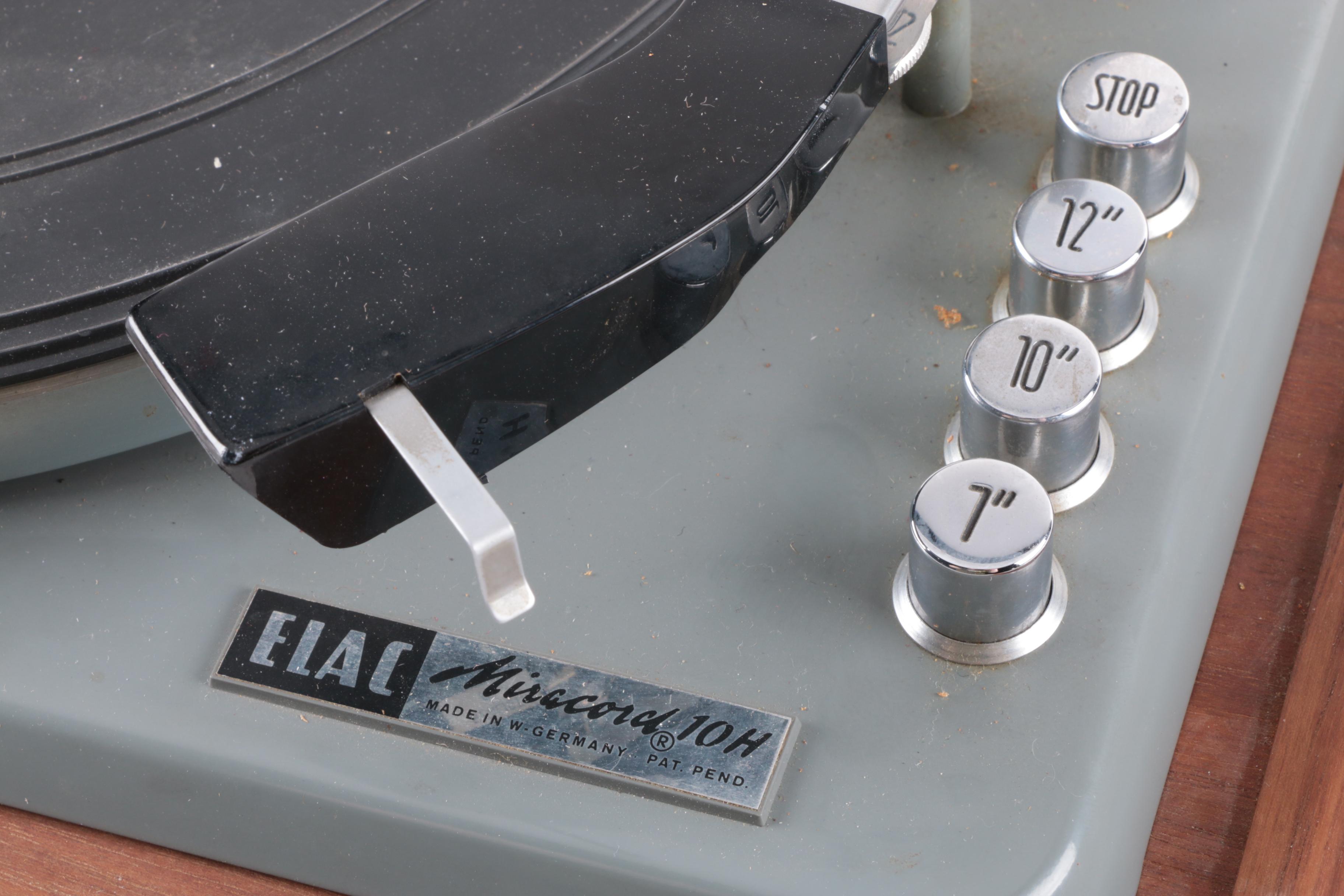 Vintage Benjamin ELAC Miracord 10H Turntable