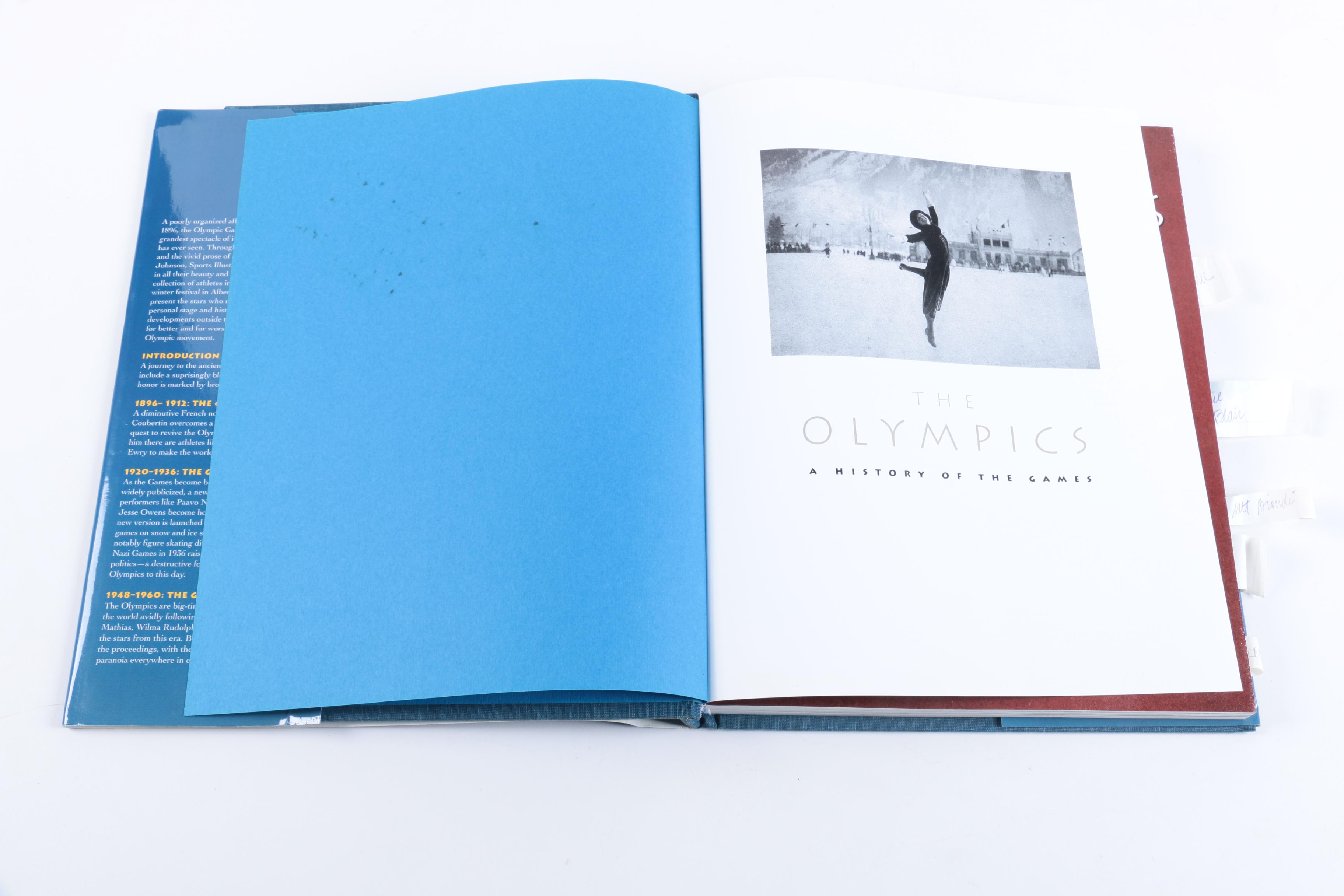 Cathy Ann Turner Autographed "The Olympics: A History of the Games"