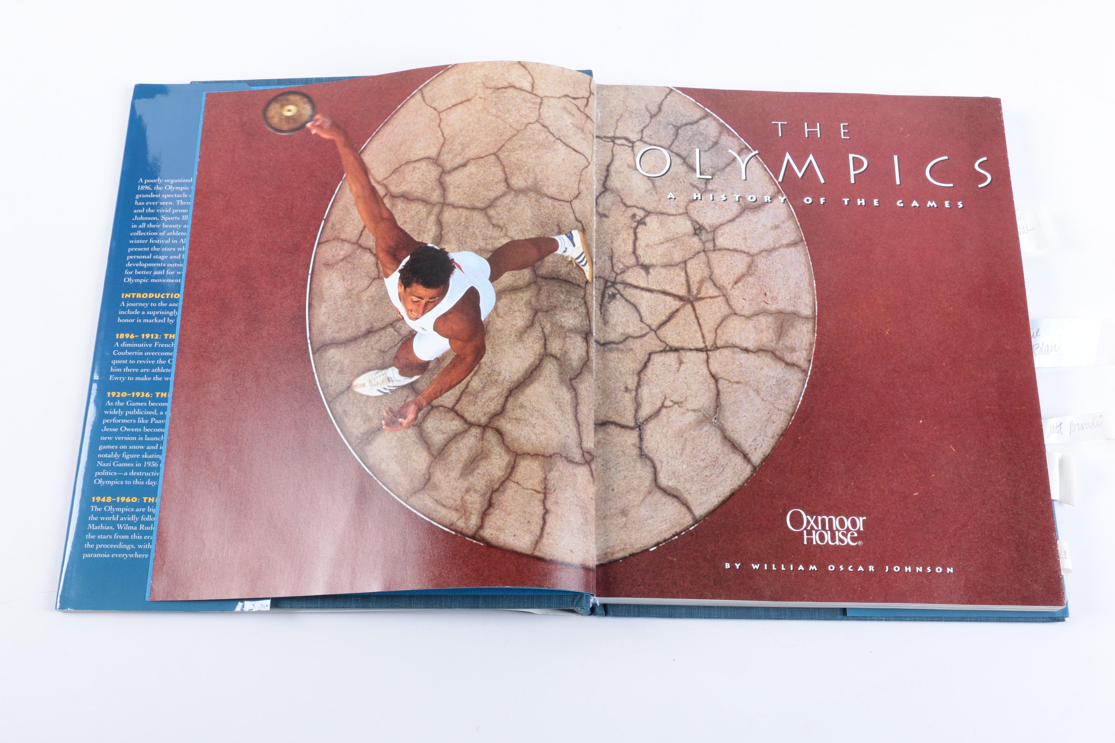 Cathy Ann Turner Autographed "The Olympics: A History of the Games"