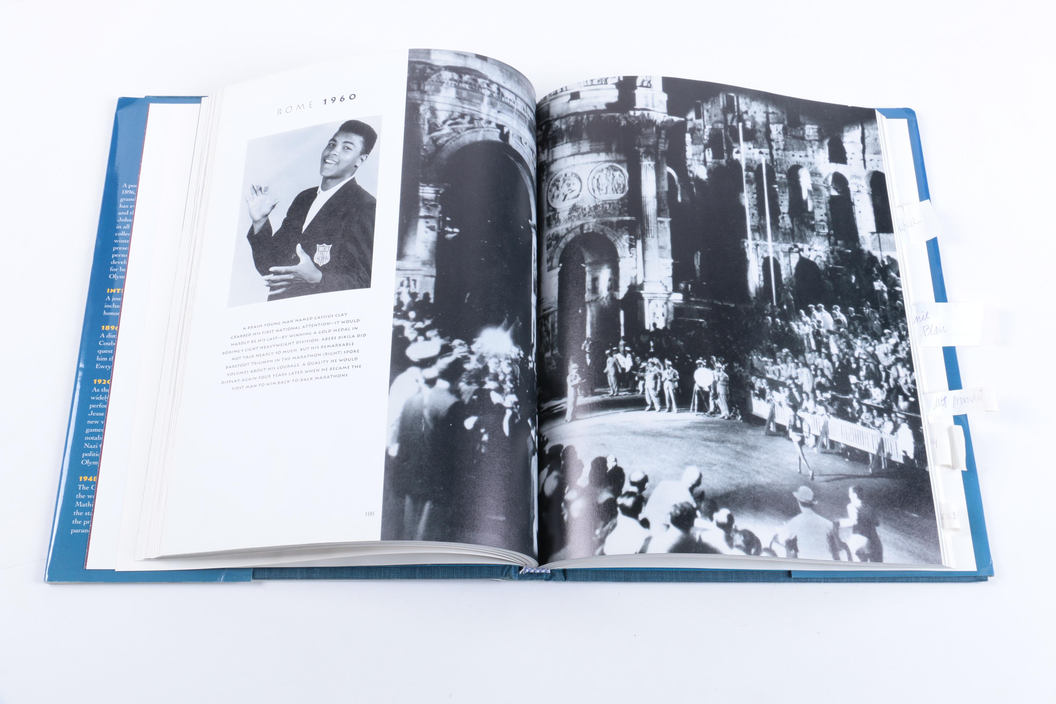 Cathy Ann Turner Autographed "The Olympics: A History of the Games"