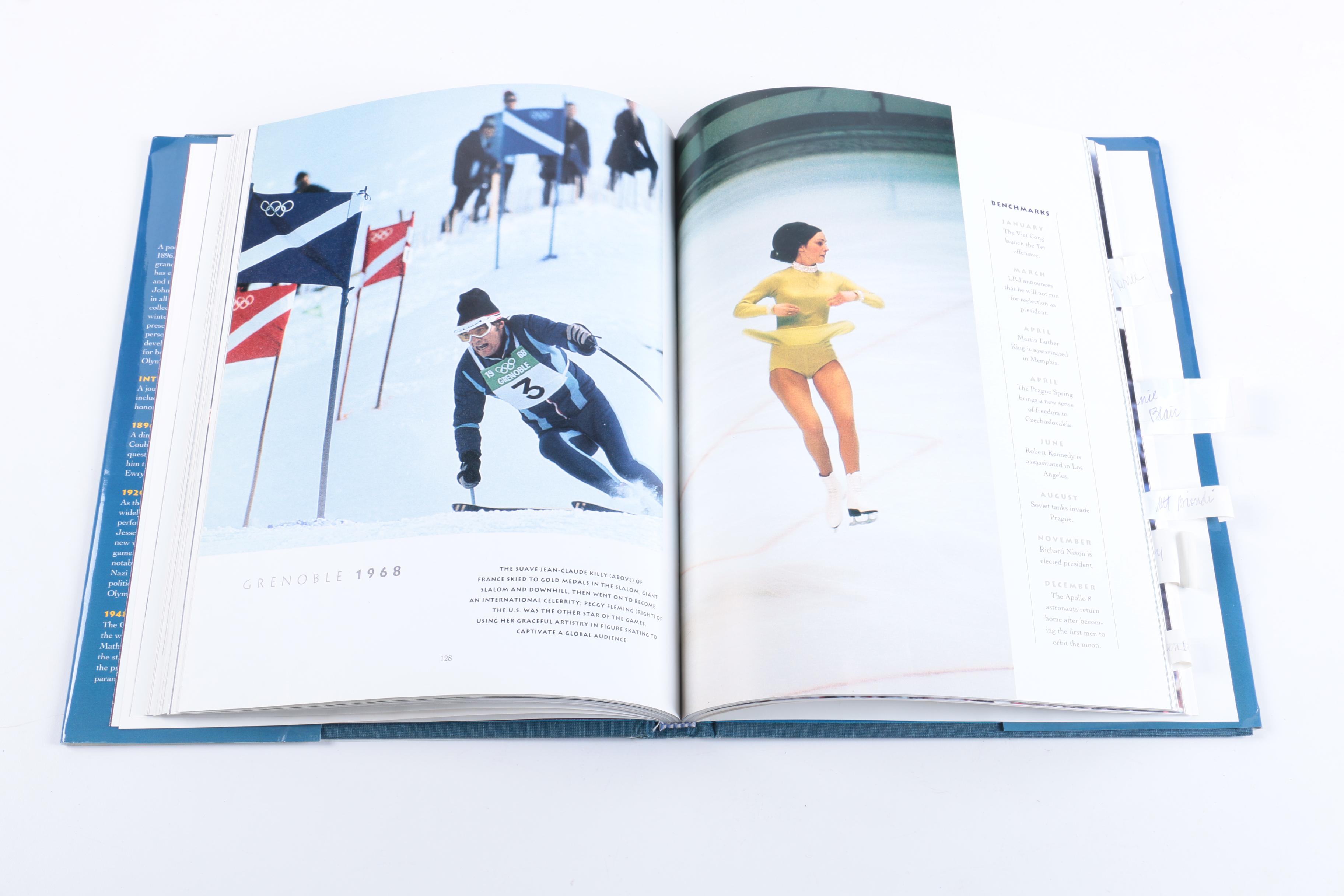 Cathy Ann Turner Autographed "The Olympics: A History of the Games"