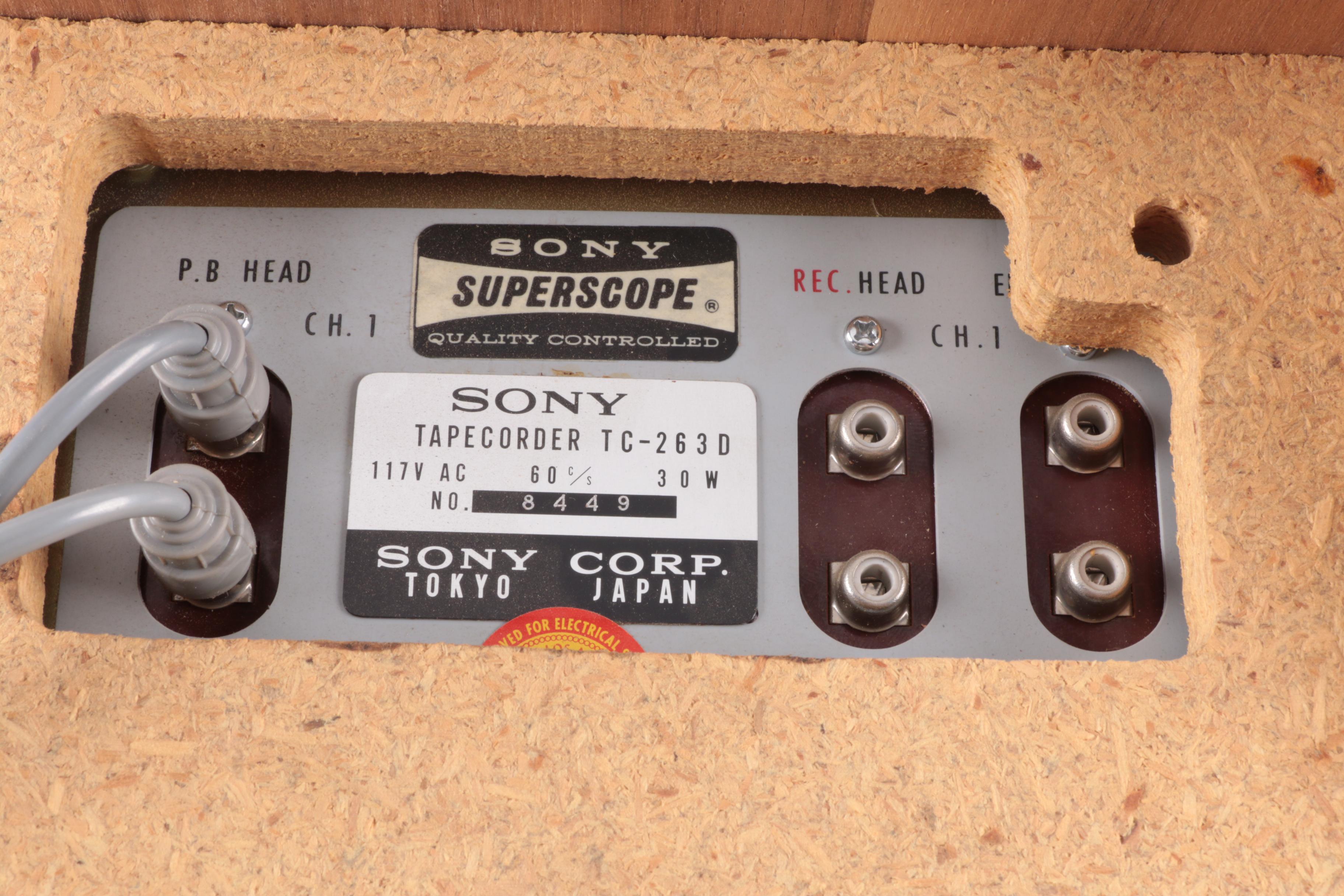 Vintage Sony Superscope TC-263D Tapecorder