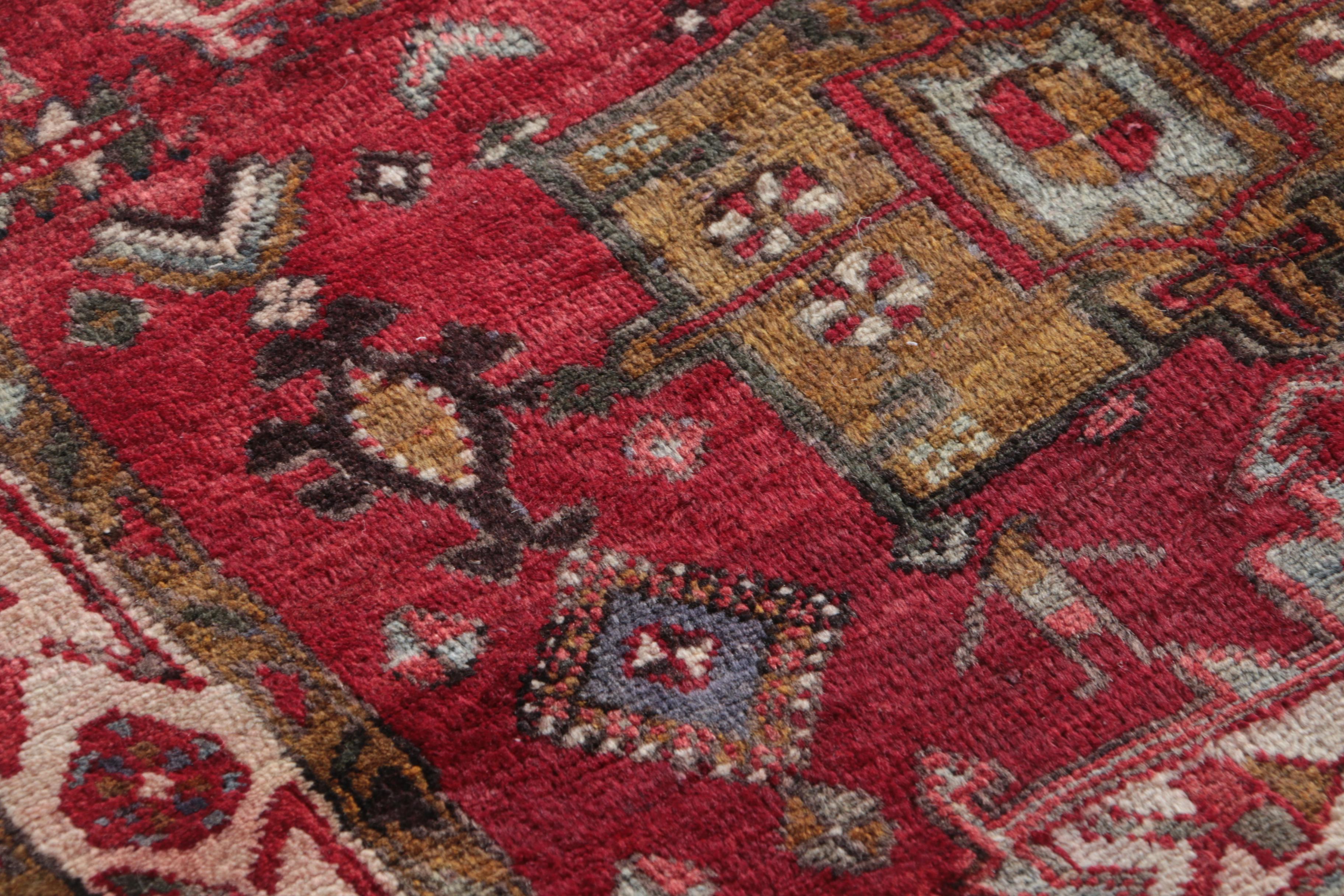 Hand-Knotted Persian Karaja Carpet Runner