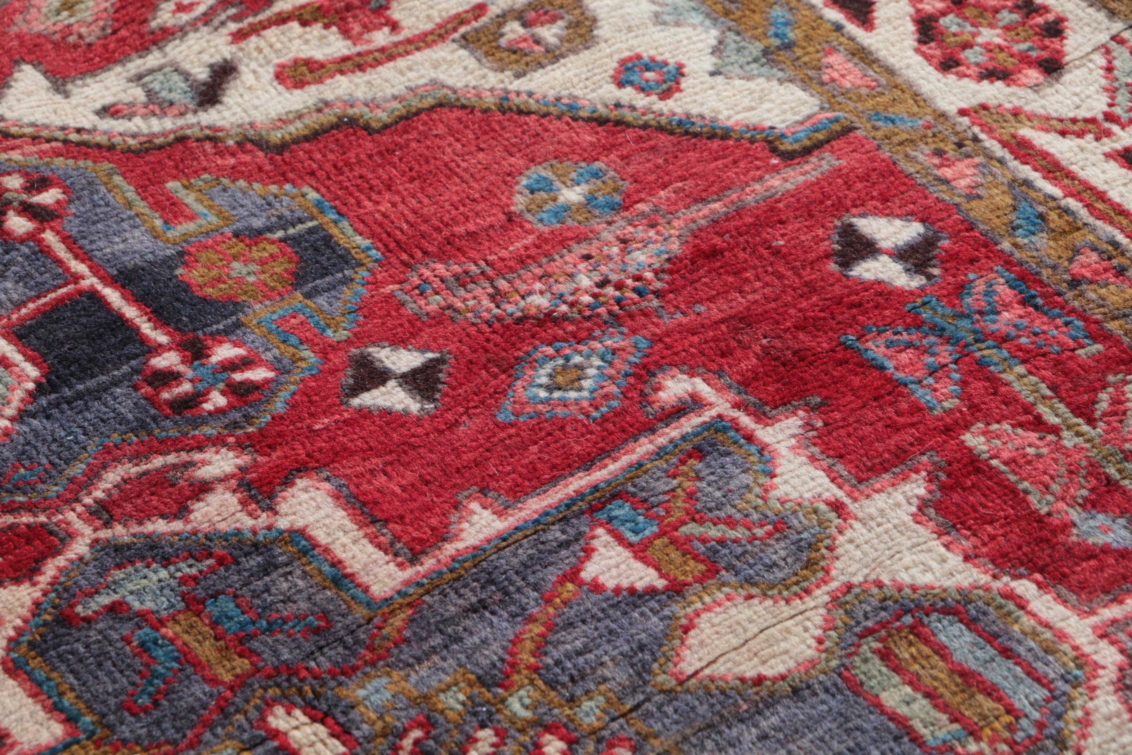 Hand-Knotted Persian Karaja Carpet Runner