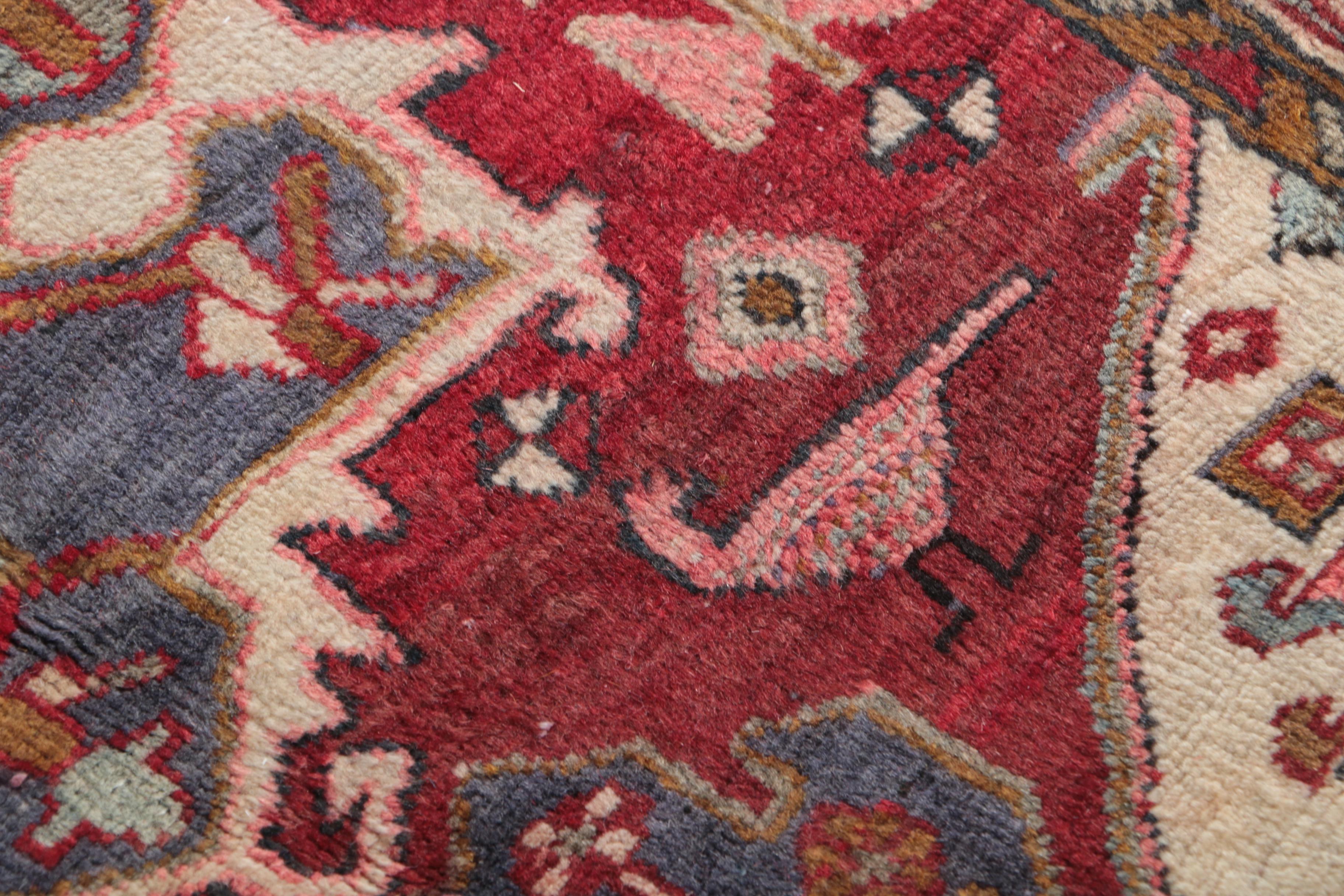 Hand-Knotted Persian Karaja Carpet Runner