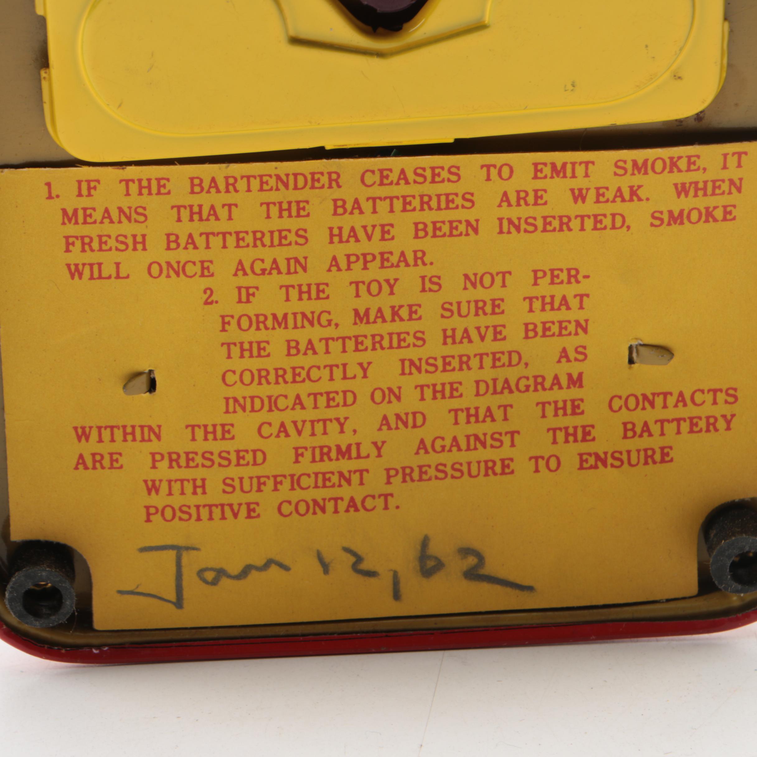 1962 Battery Powered Bartender by Rosko