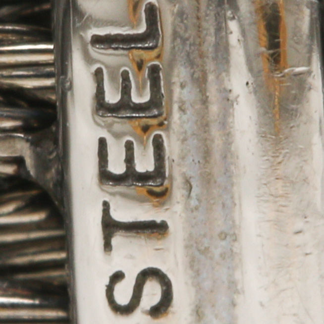 Charriol Stainless Steel and 18K Yellow Gold Citrine and Diamond Cuff Bracelet