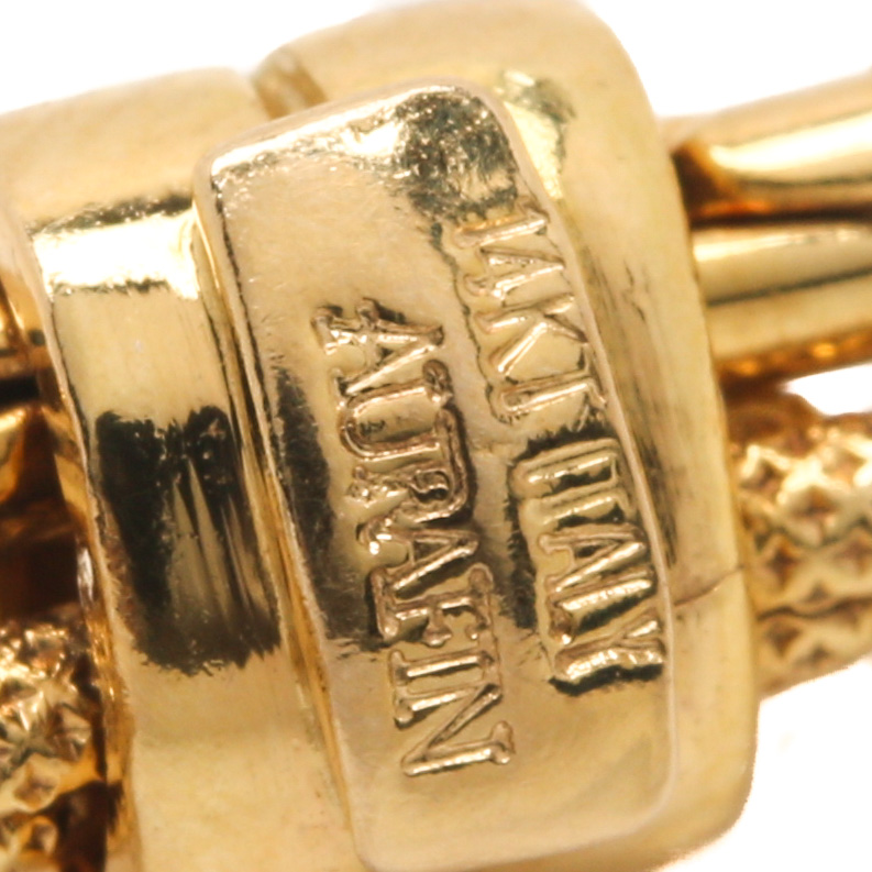 14K Yellow Gold Sapphire Necklace