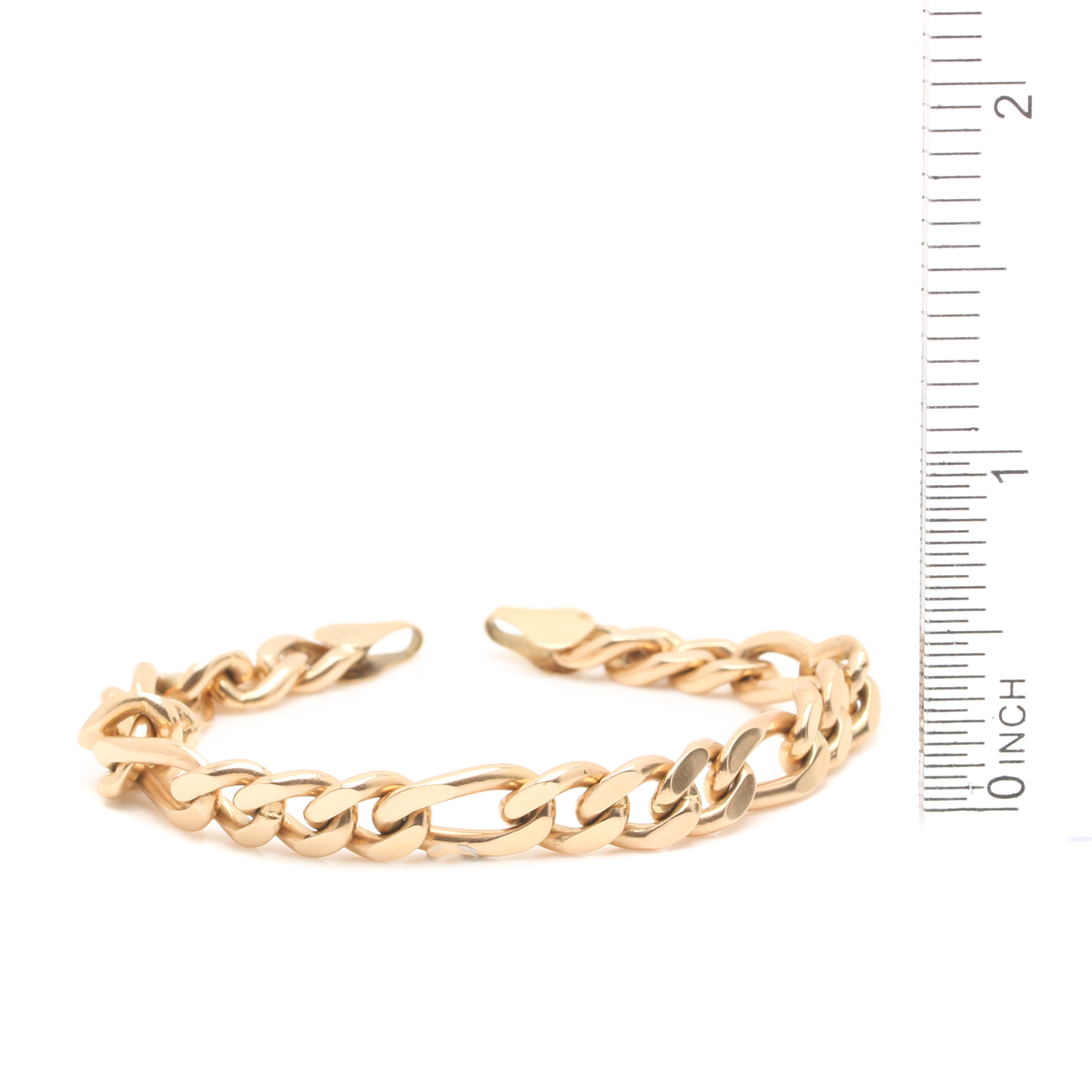 14K Yellow Gold Chain Bracelet