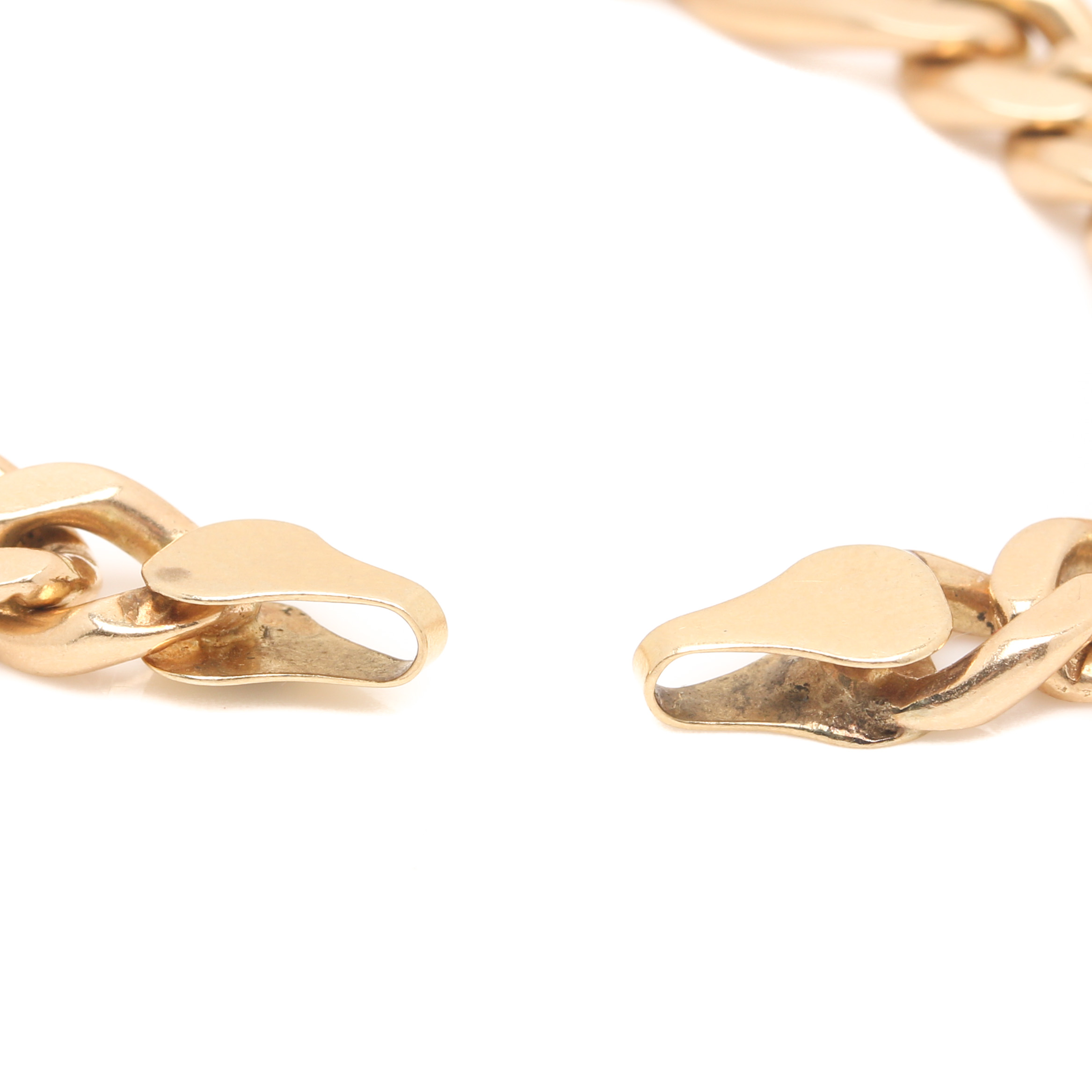 14K Yellow Gold Chain Bracelet