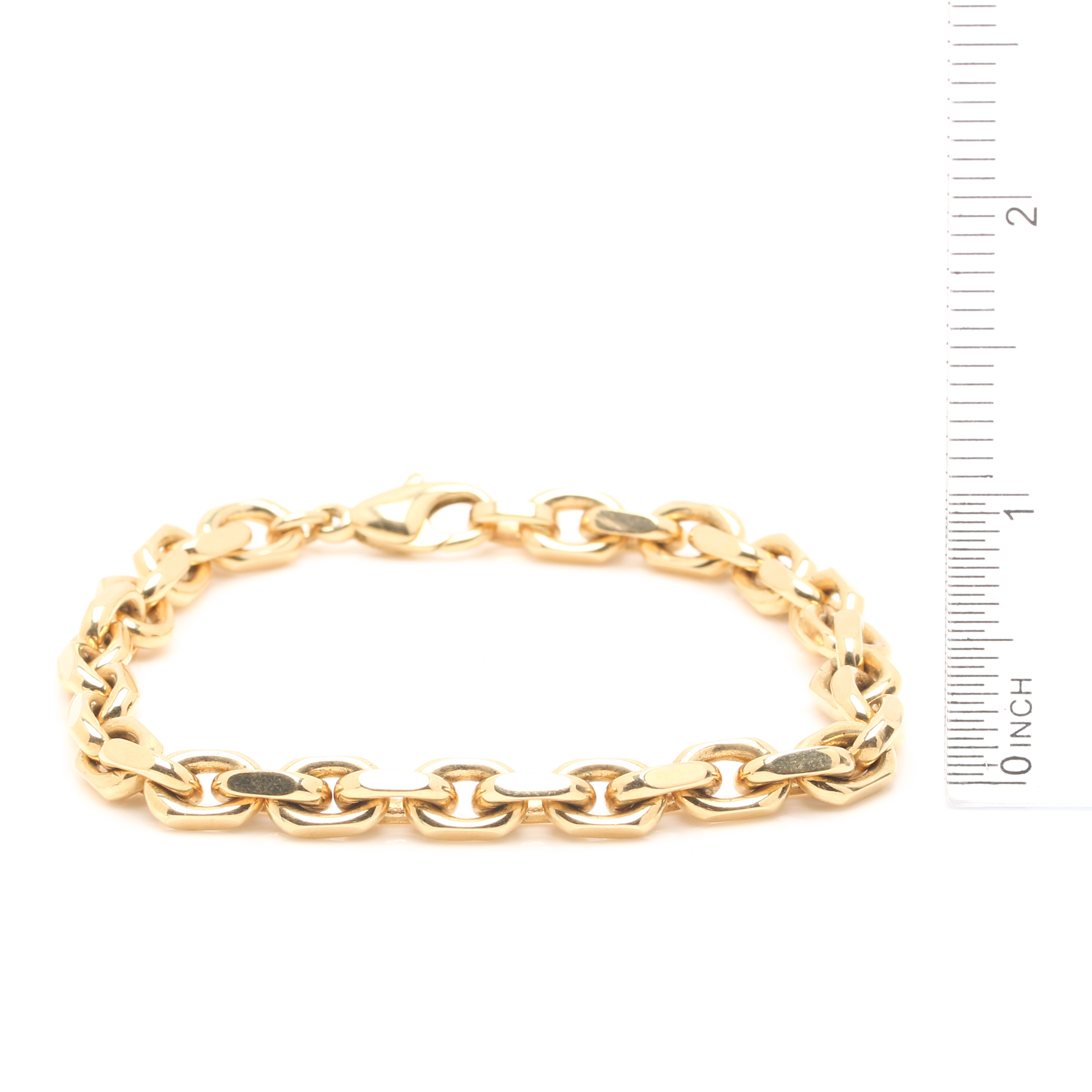 Tiffany & Co. 18K Yellow Gold Oval Link Bracelet