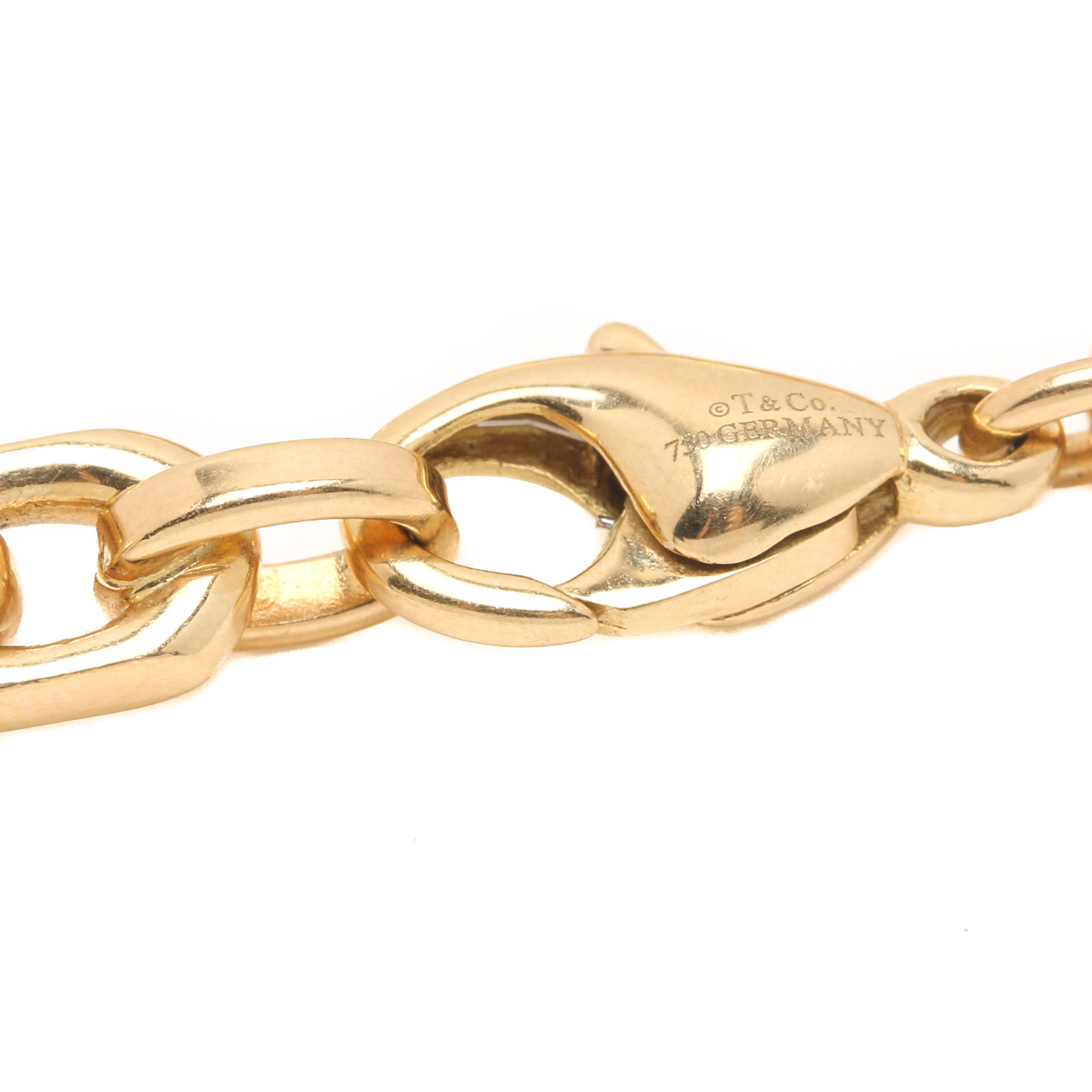 Tiffany & Co. 18K Yellow Gold Oval Link Bracelet