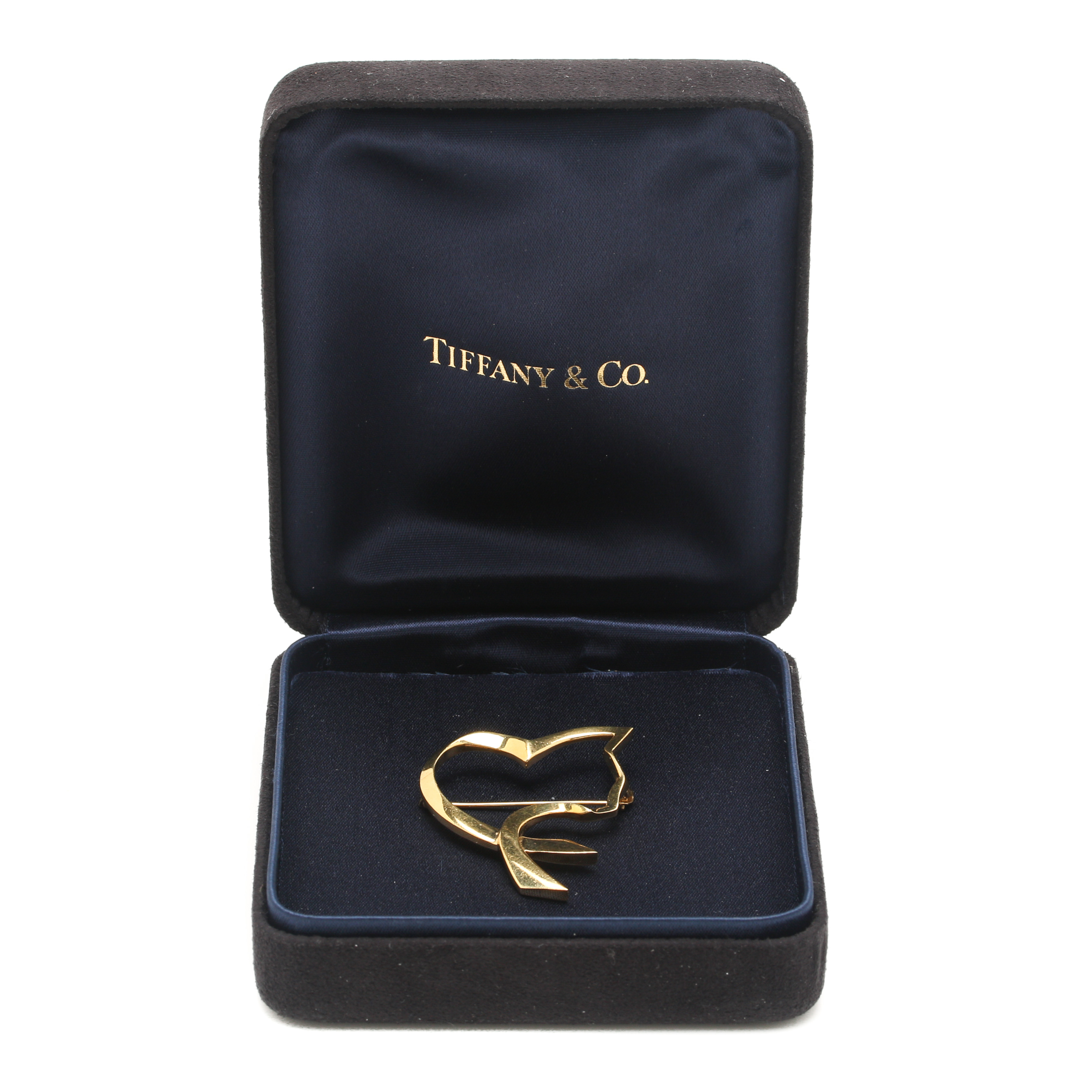 Paloma Picasso for Tiffany & Co. 18K Yellow Gold Cat Brooch