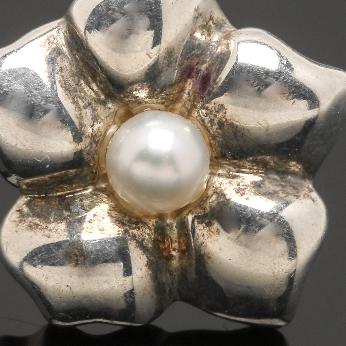 Tiffany & Co. Sterling Silver Cultured Pearl Earrings