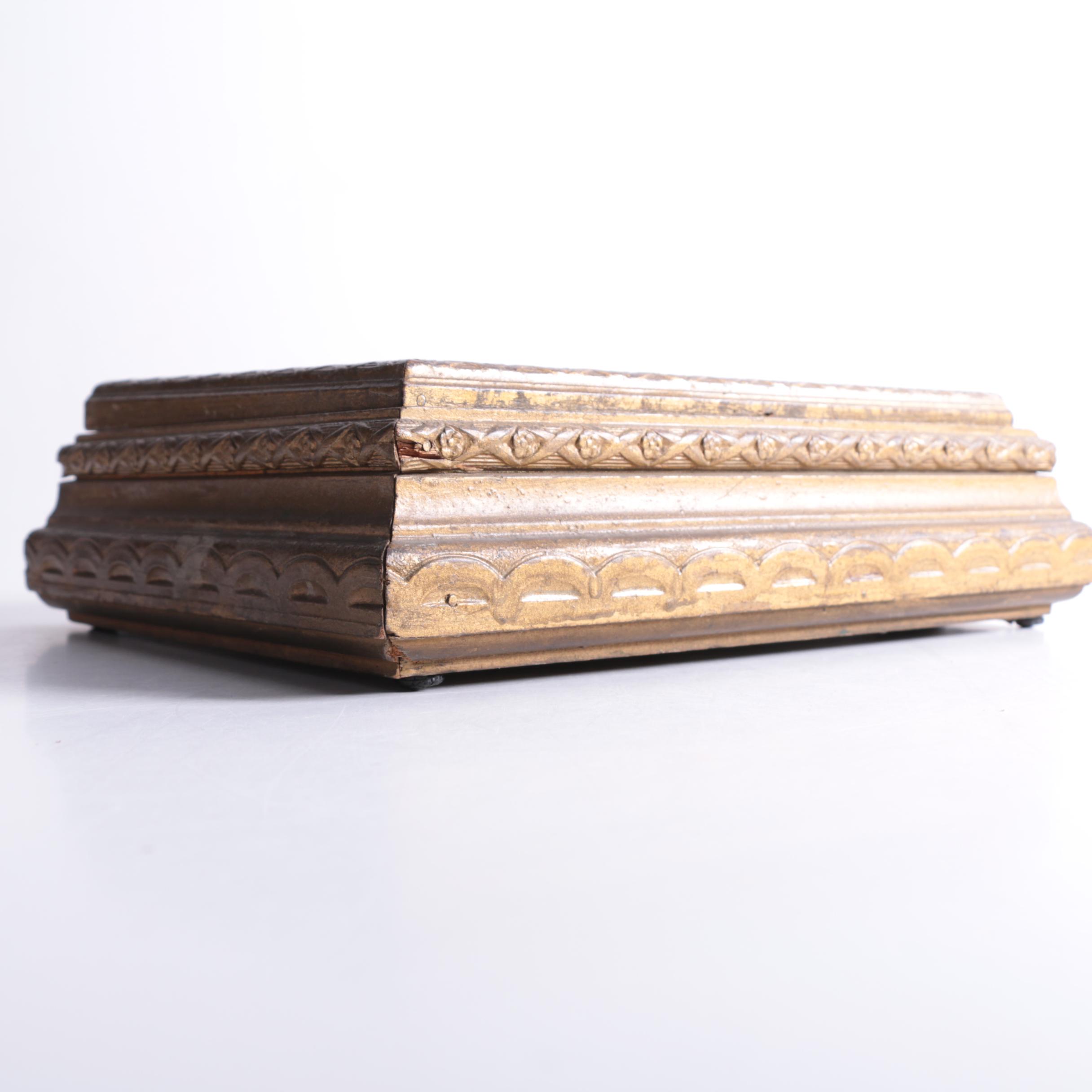 Antique Silhouette Jewelry Box