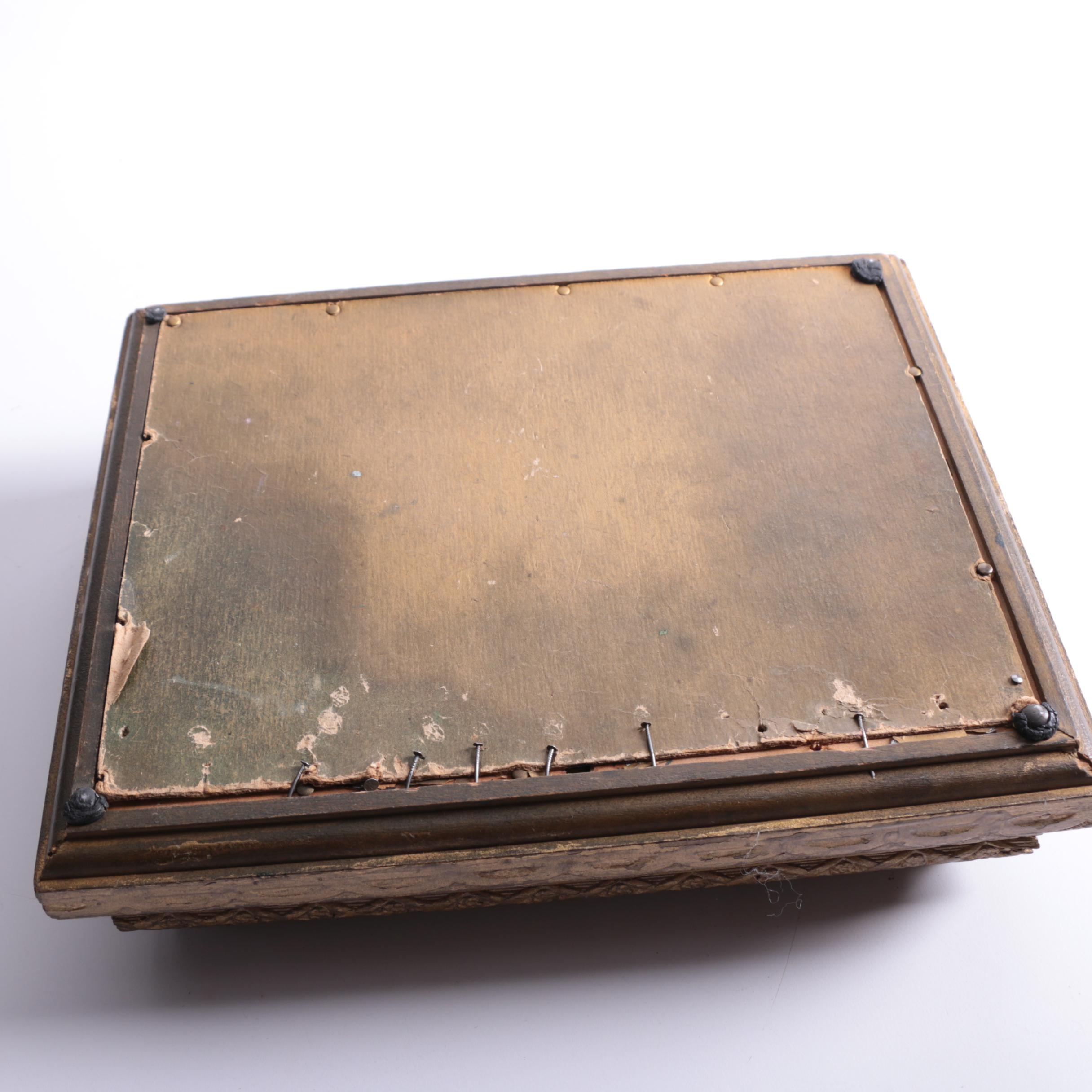 Antique Silhouette Jewelry Box