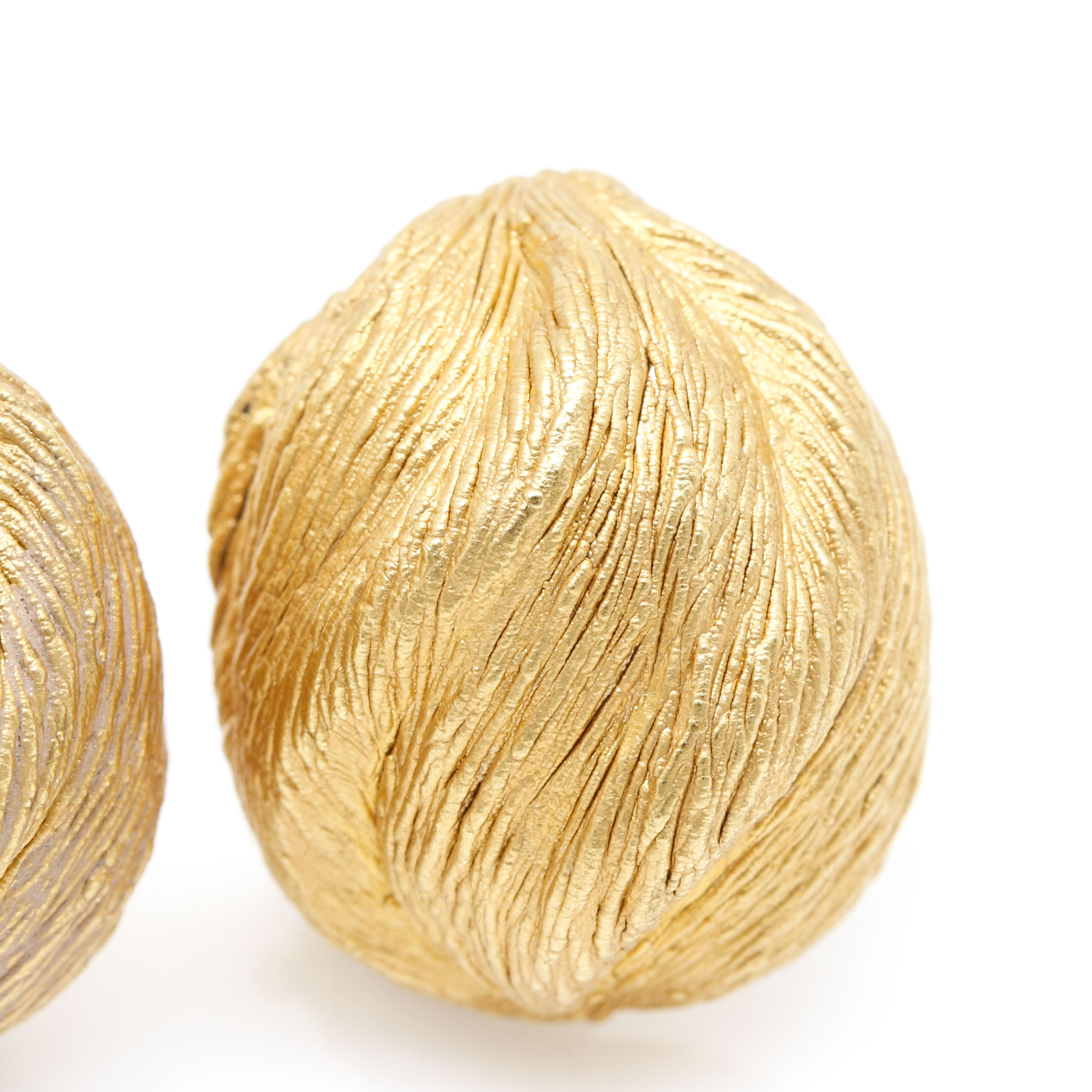 18K Yellow Gold Clip-On Earrings