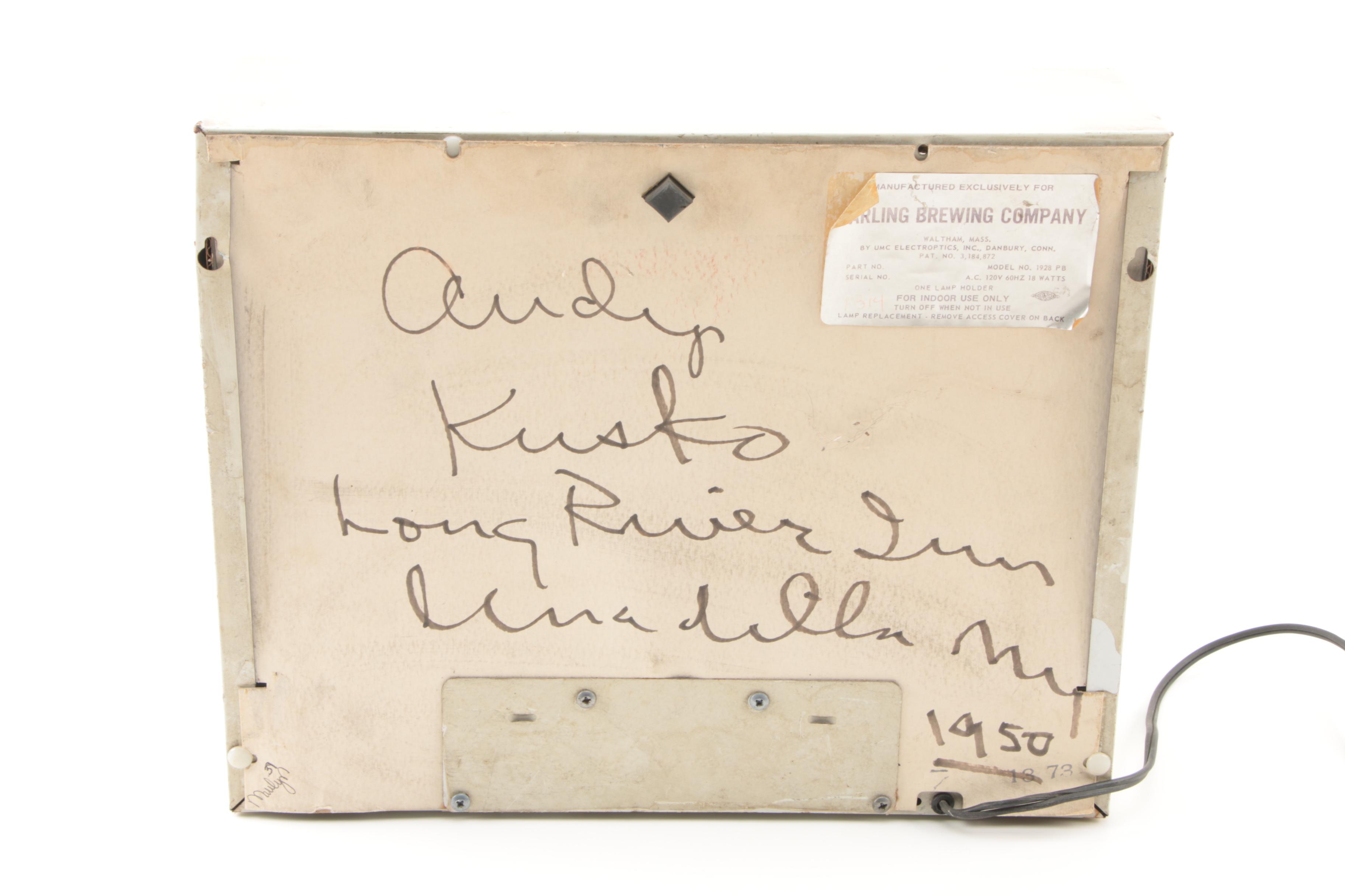 Lighted Carling Black Label Beer Sign