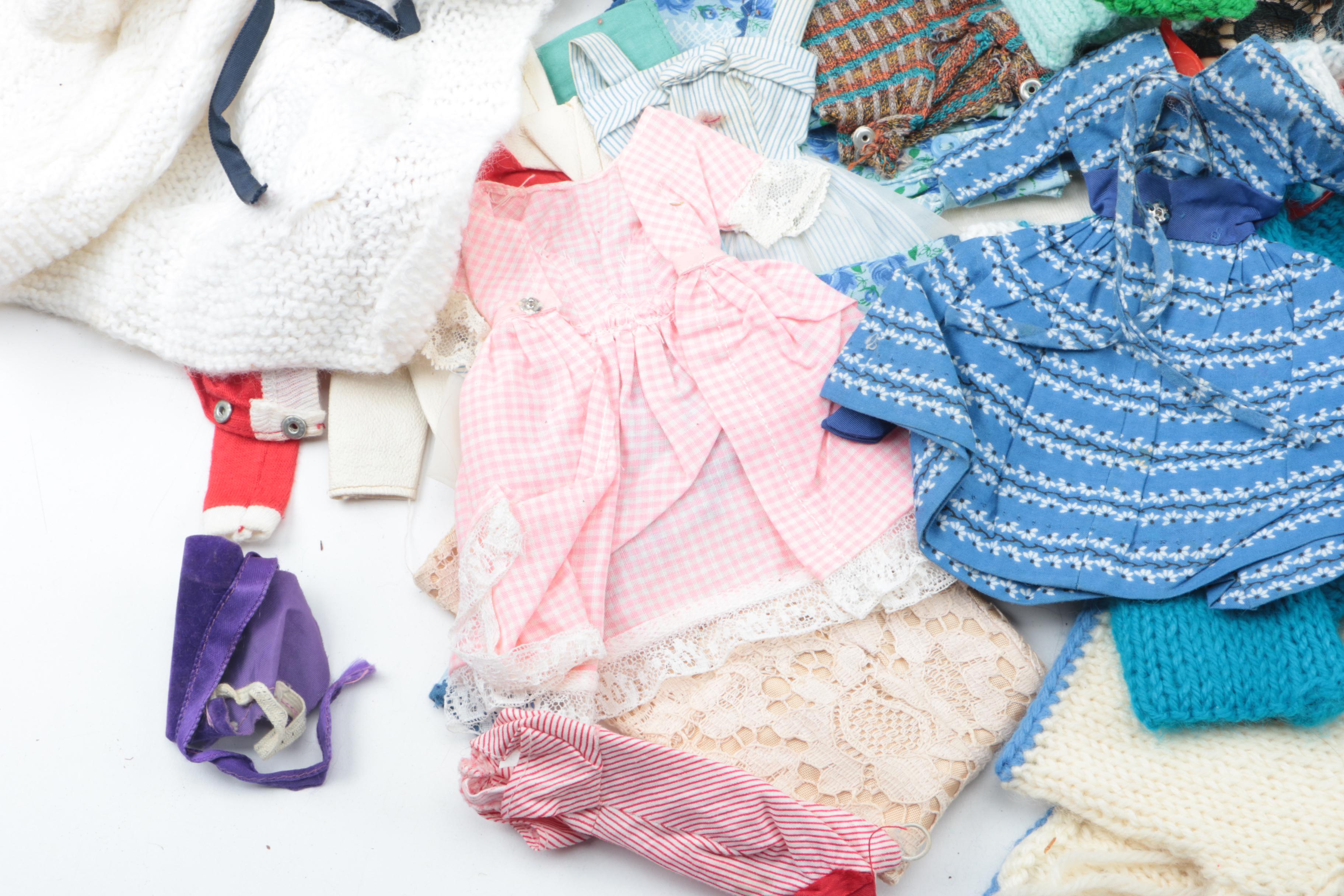 Vintage Barbie Dolls with 1963 Barbie Carrying Case and Accessories