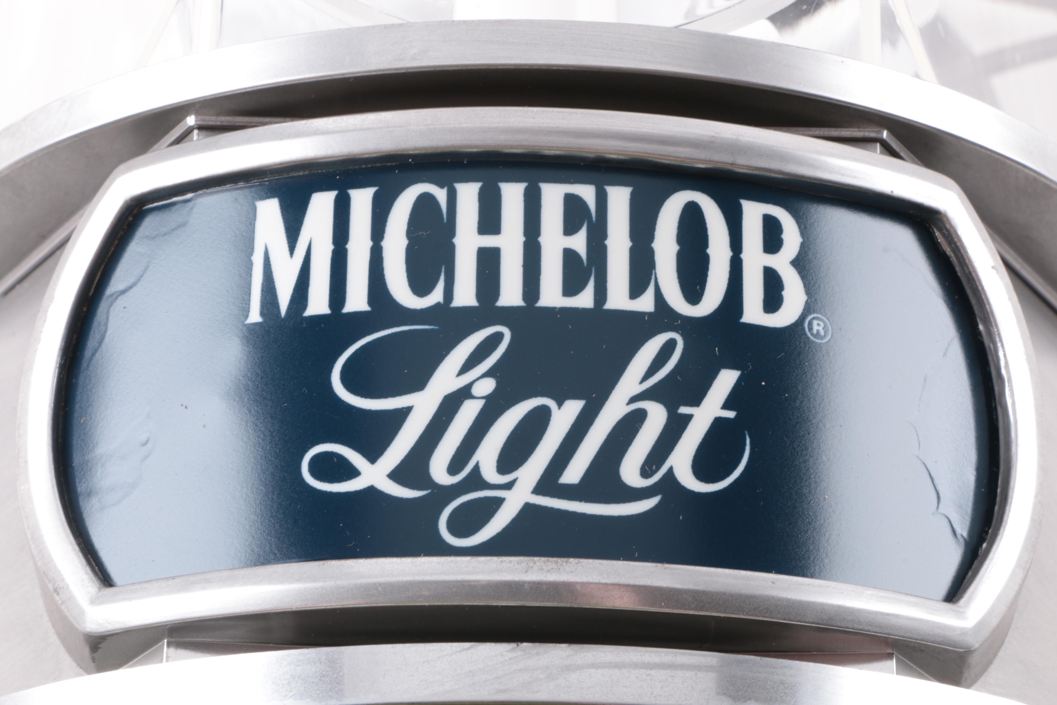 Vintage Michelob Light Beer Wall Light Fixtures