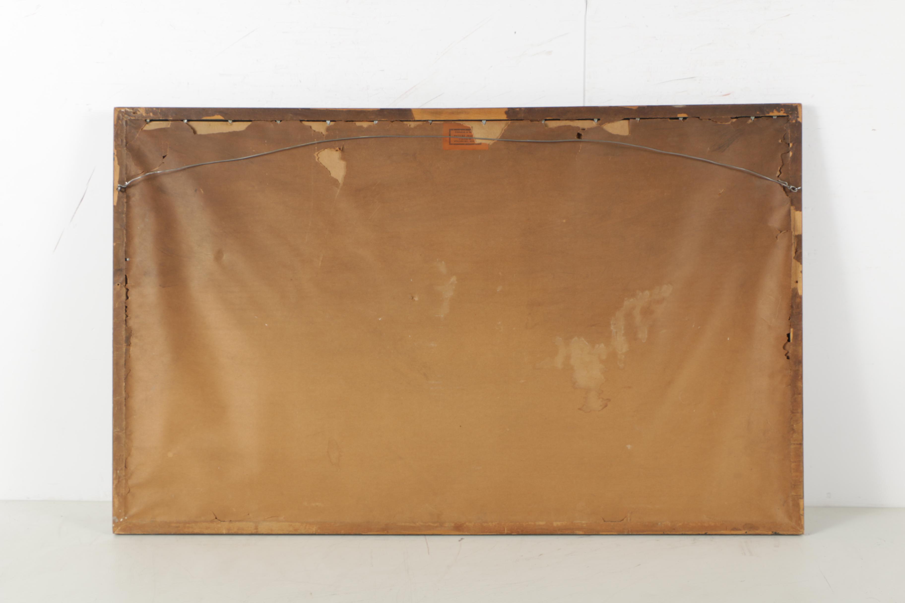 Leon Danchin Intaglio Print "Setters Resting"