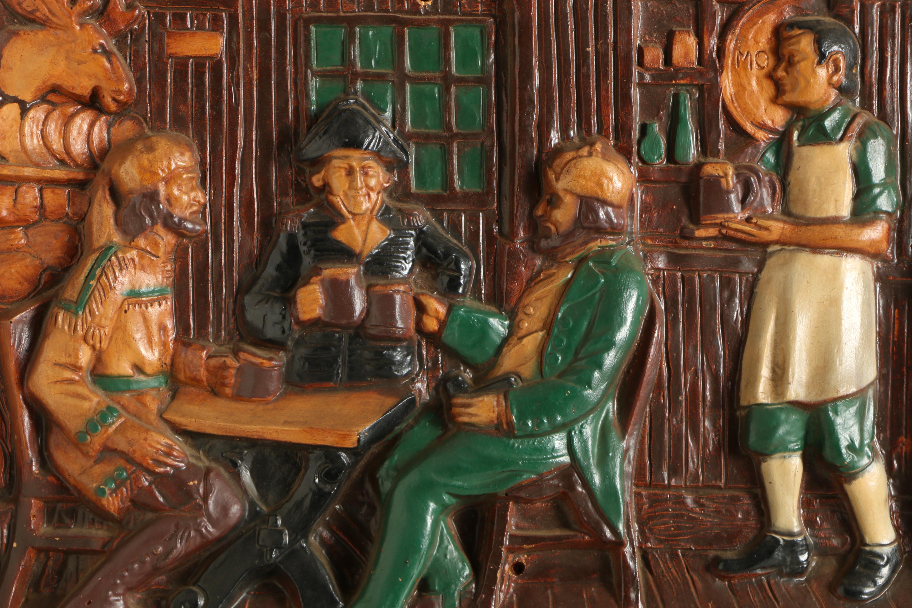 Vintage Wooden Molson Beer Sign