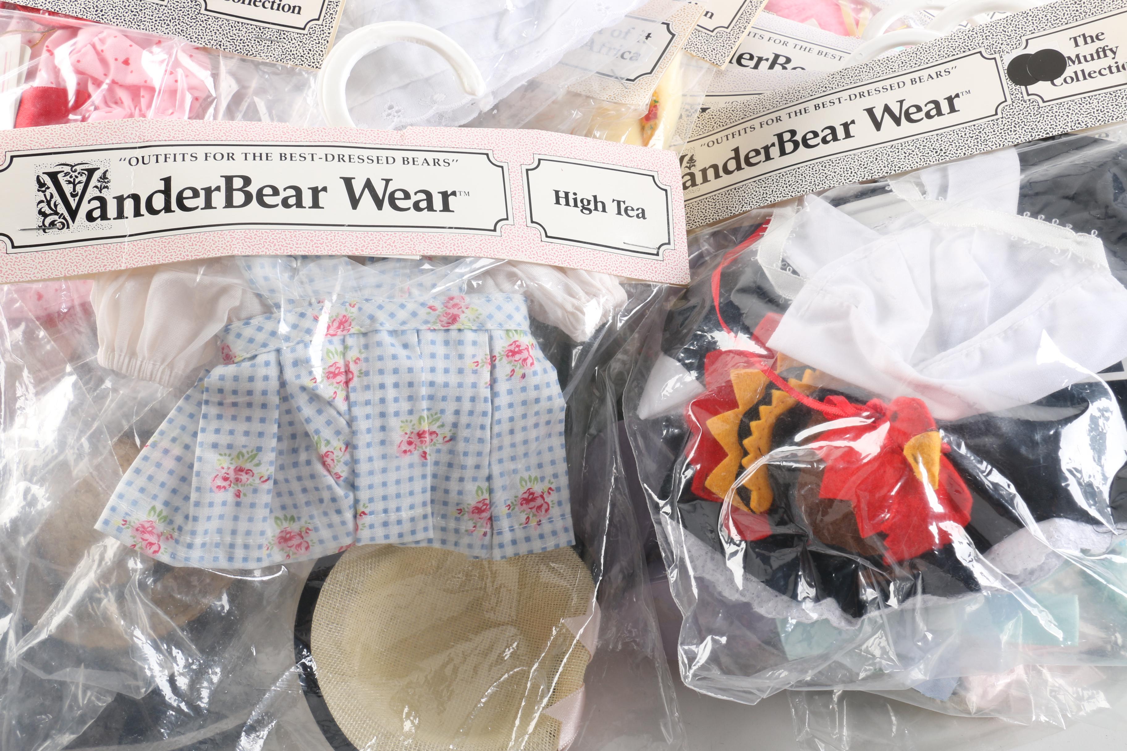 North American Bear Co. "VanderBear Wear" Outfits and Accessories
