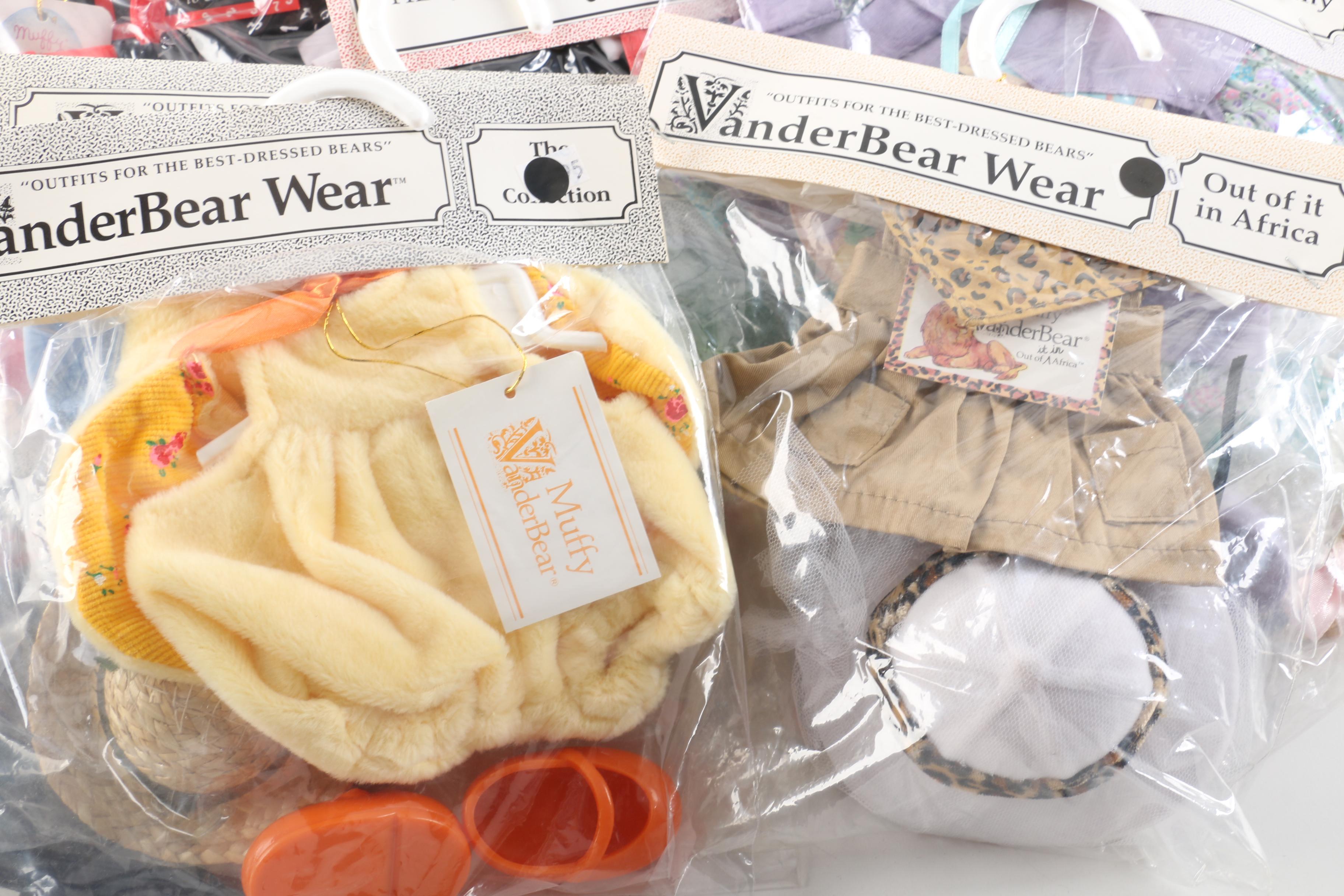 North American Bear Co. "VanderBear Wear" Outfits and Accessories